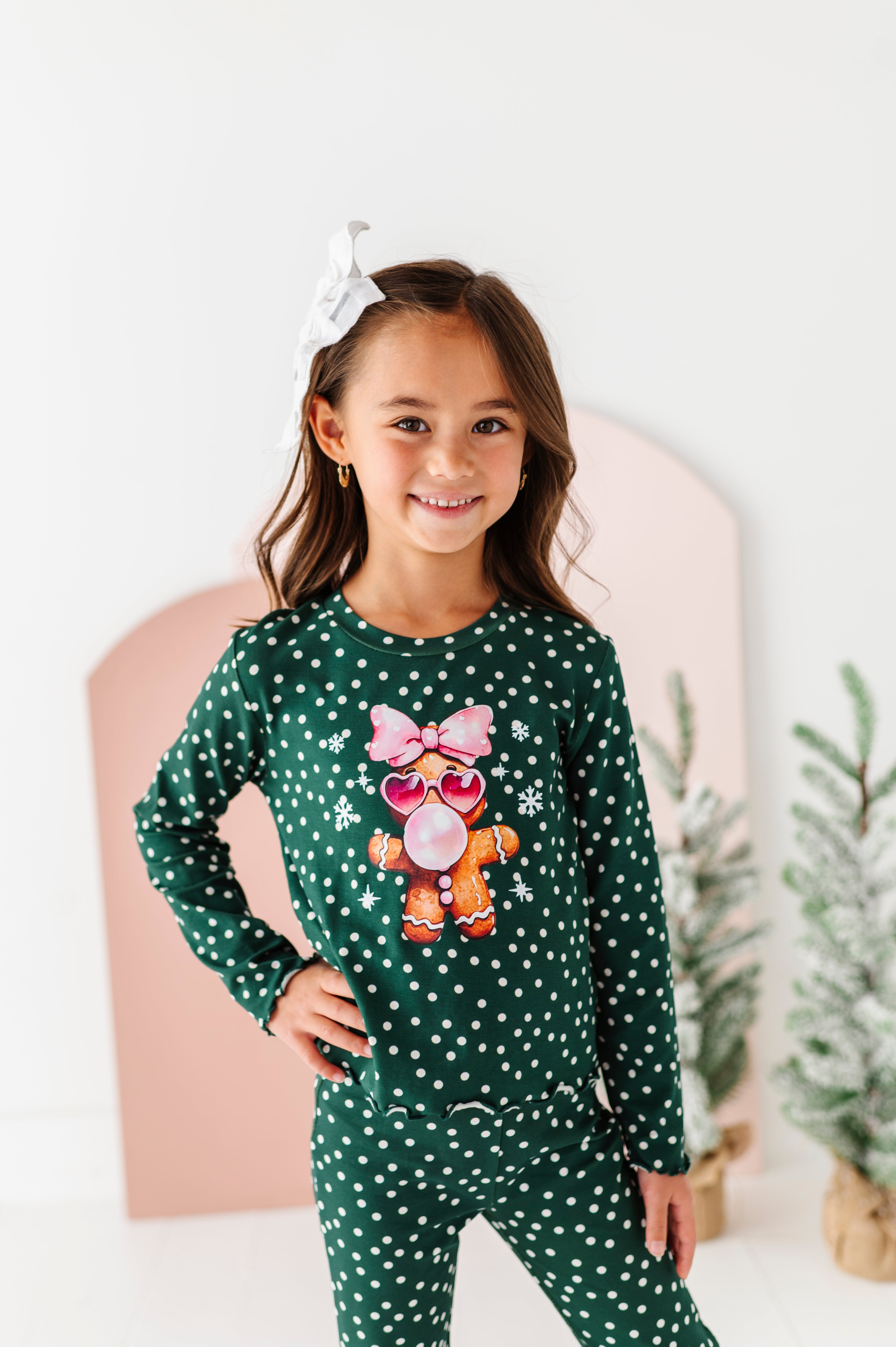Bubblegum Gingerbread Top| Bamboo Long Sleeve