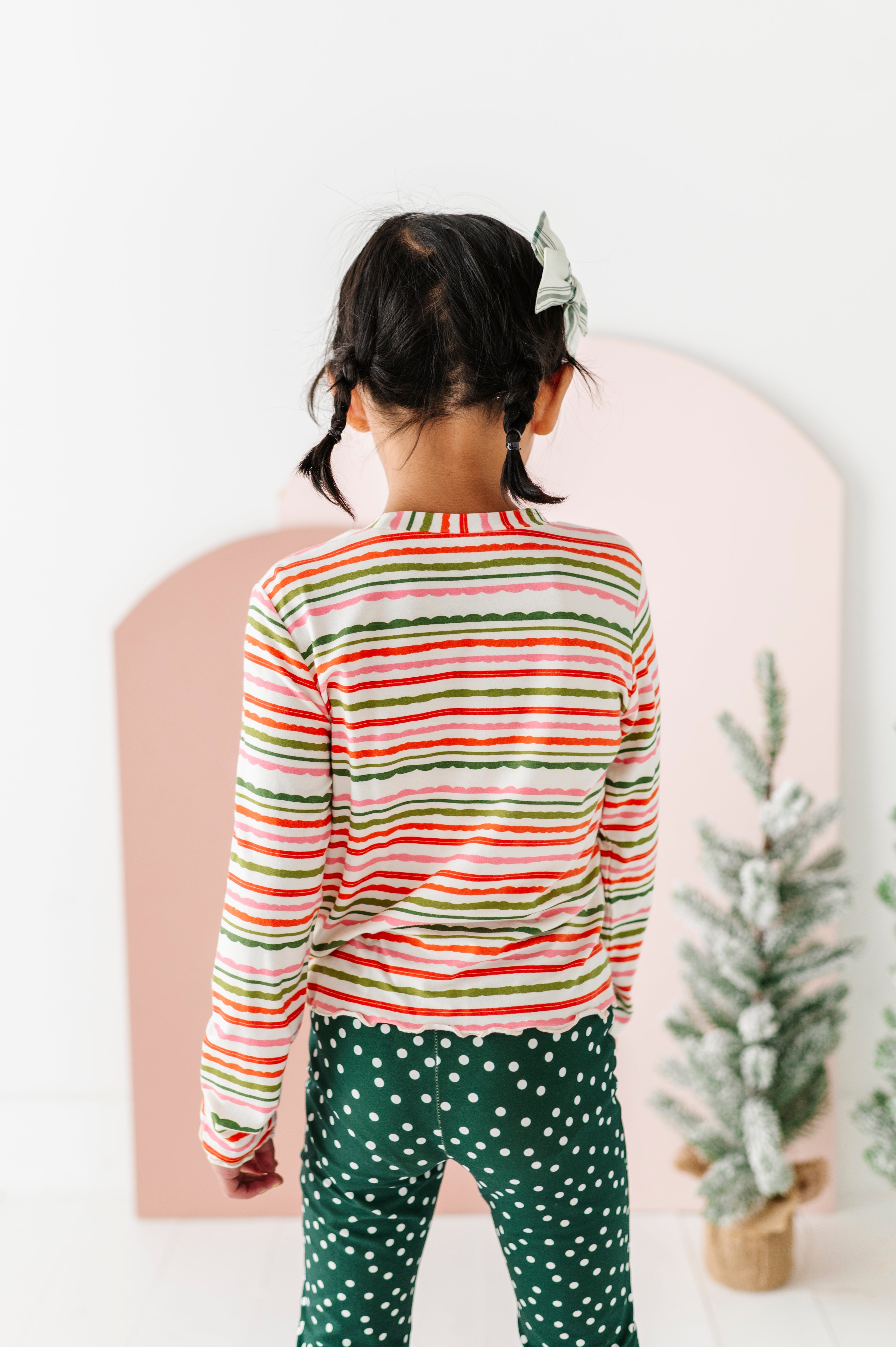 Vintage Reindeer Top| Bamboo Long Sleeve