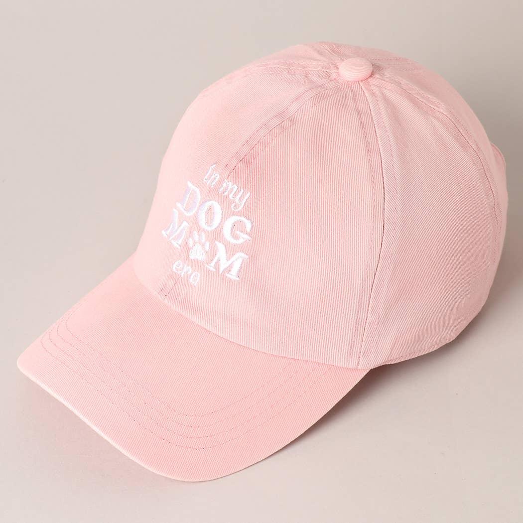 Embroidered In My Dog Mom Era Baseball Cap