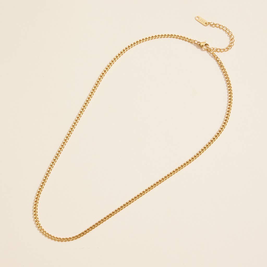 Chain Gold Dip Stainless Steel Necklace