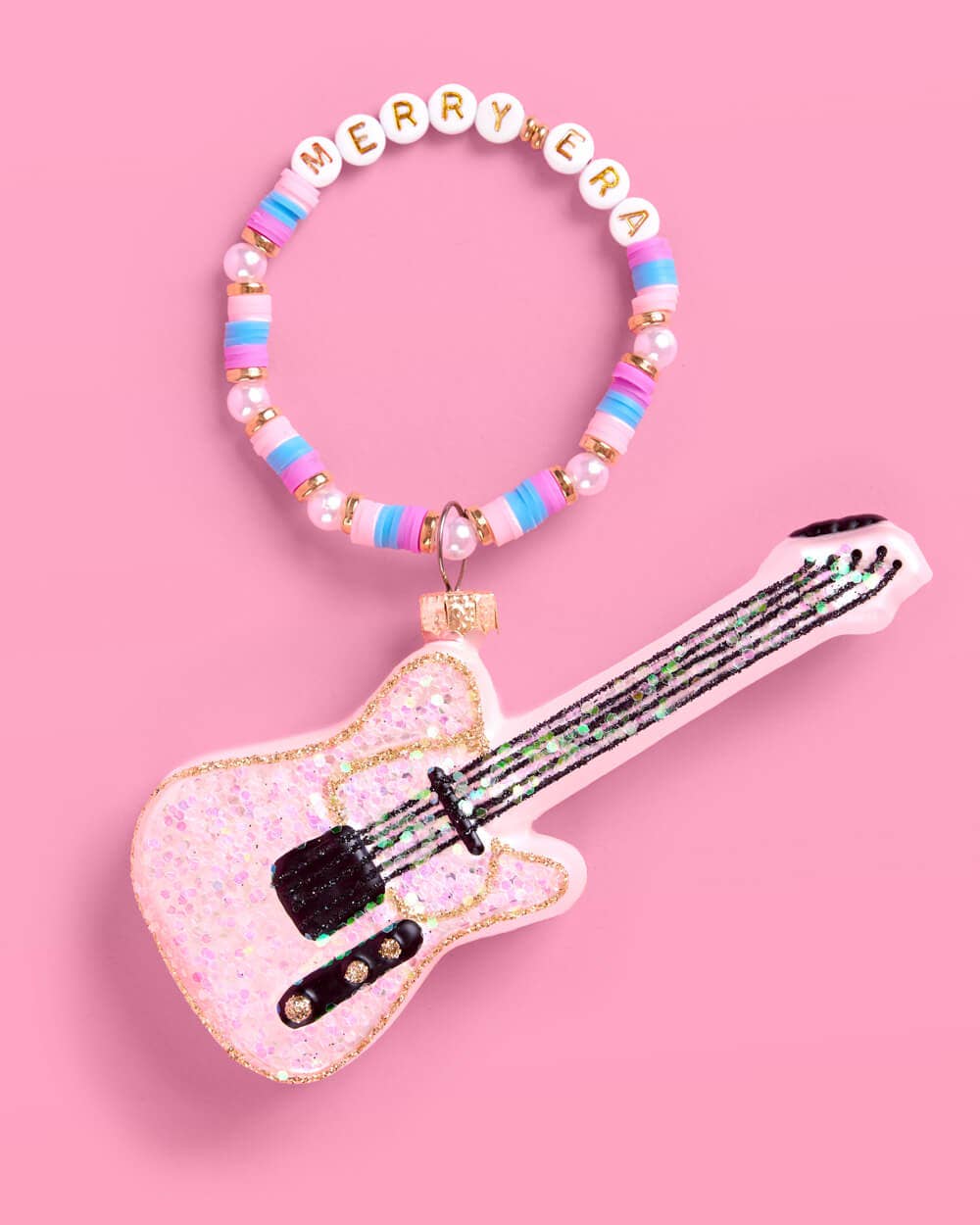 Merry Era Swiftie Christmas Ornament - friendship bracelet