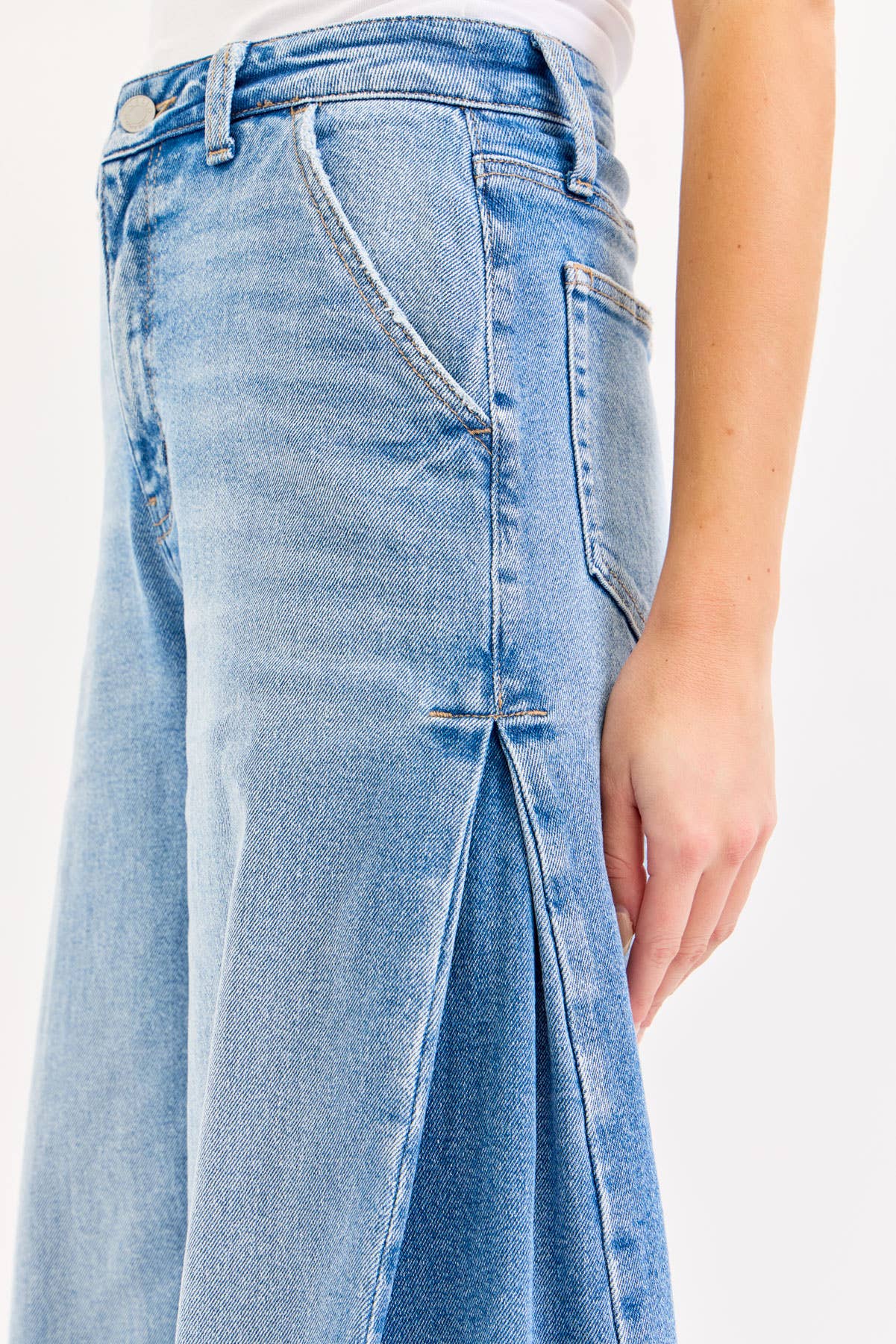 Cello High Rise Super Wide Leg jeans