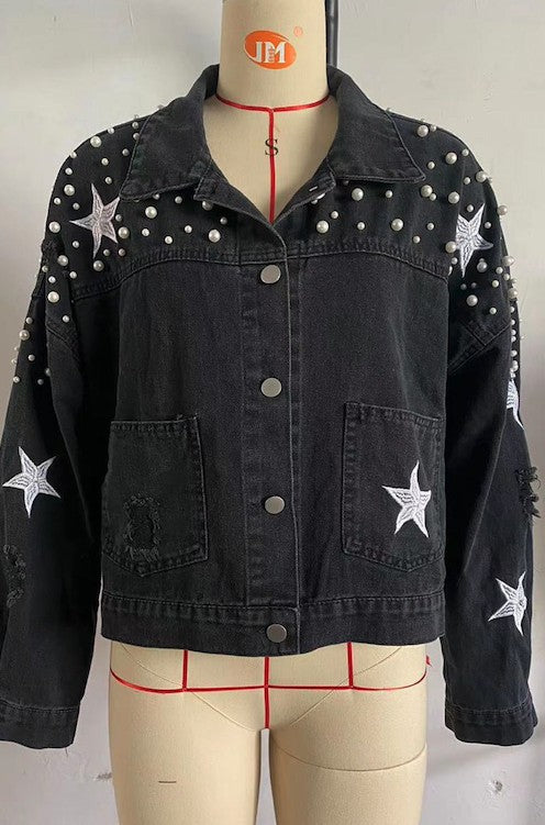 Star denim jacket