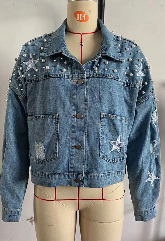 Star denim jacket