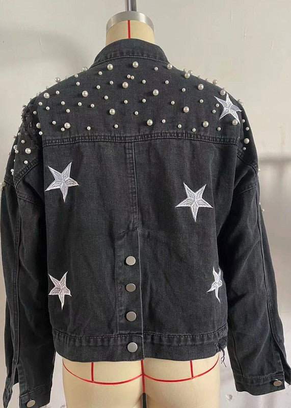 Star denim jacket