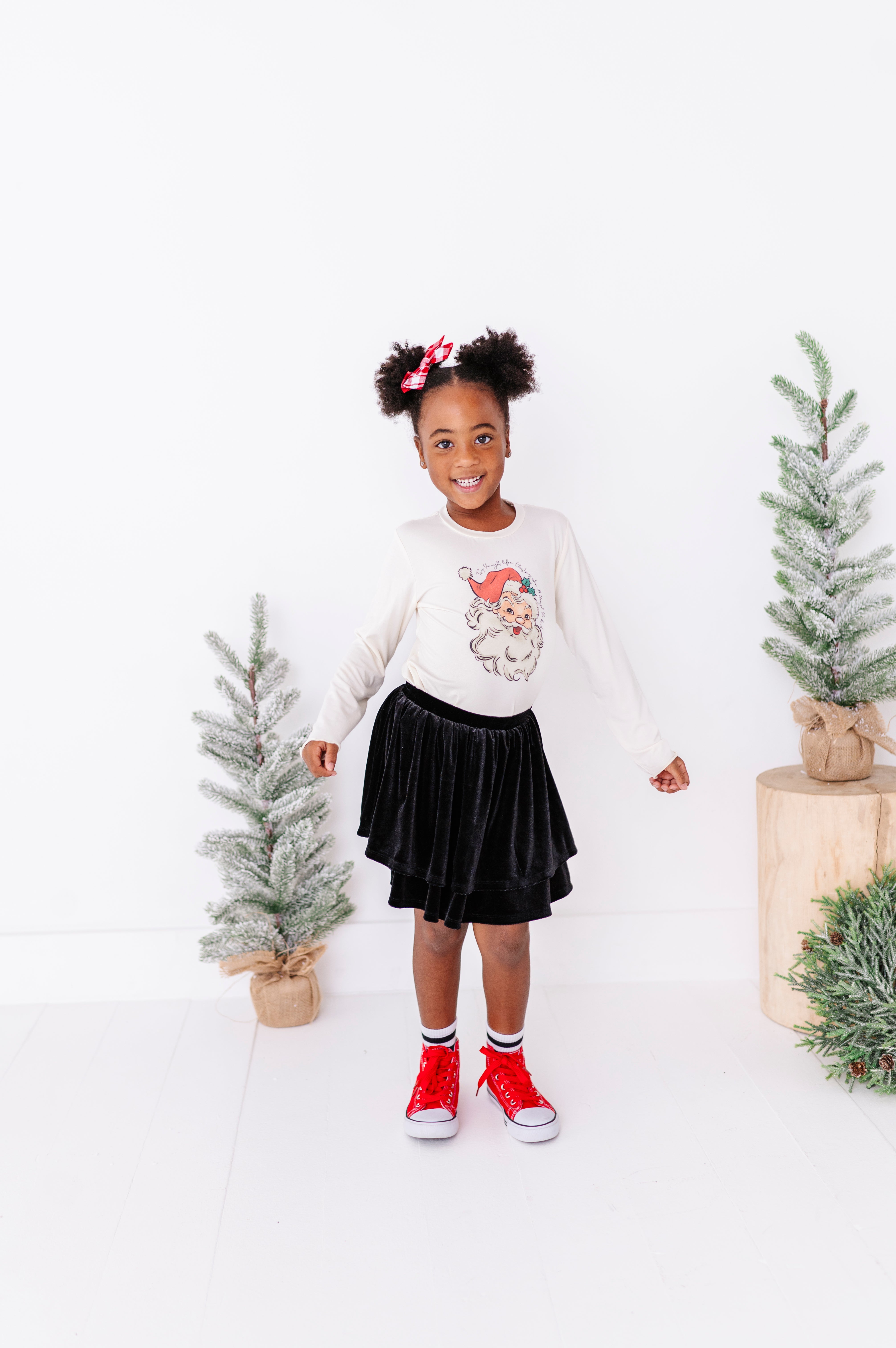 Jolly Santa Top| Bamboo Long Sleeve