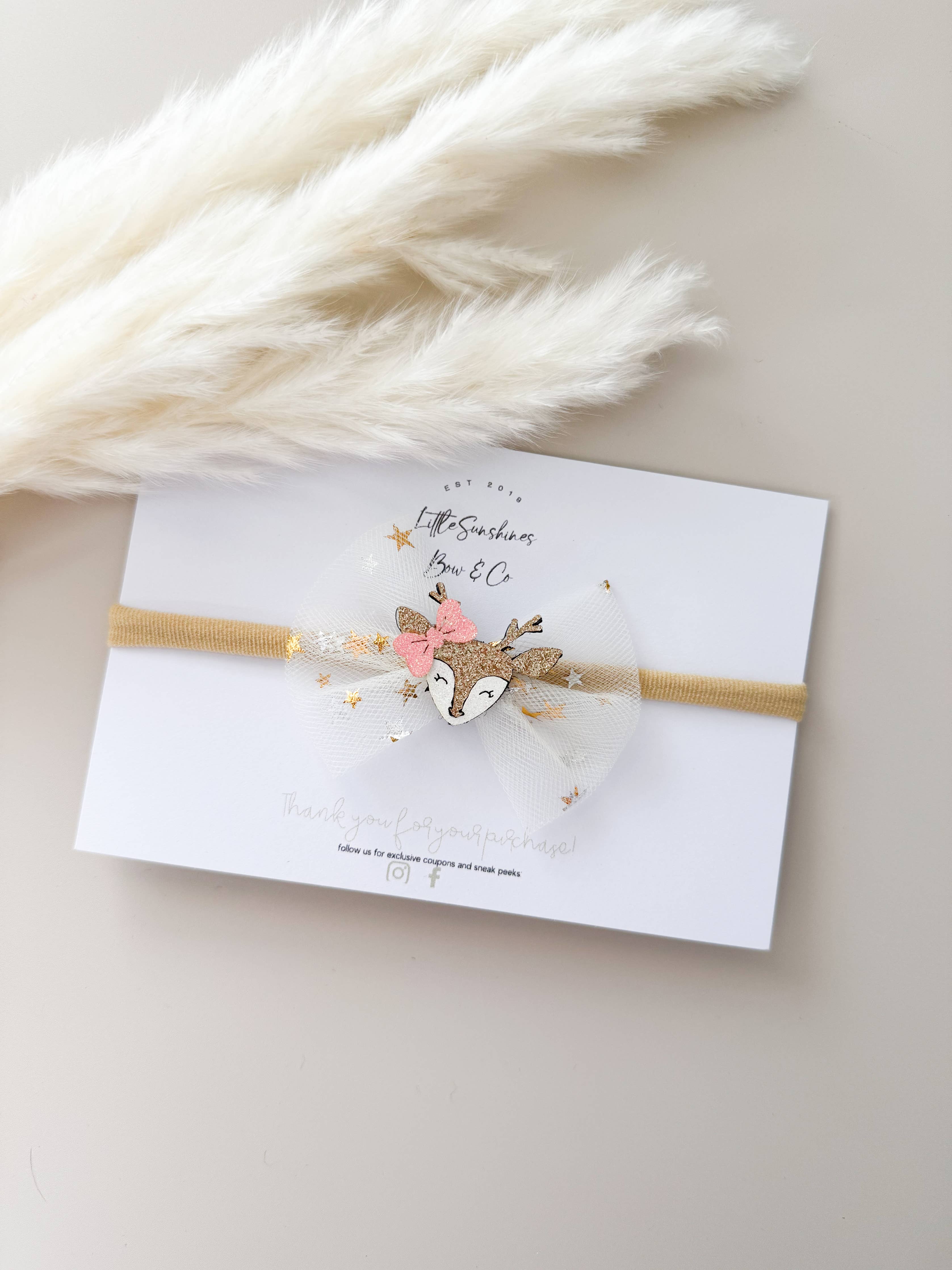 Reindeer Hair Clips & Headbands