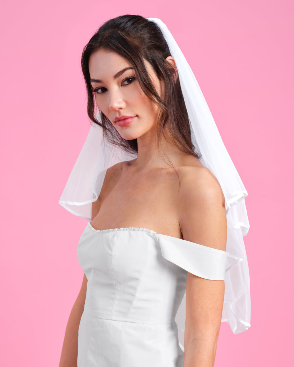 Classic Bride Veil - double layered bridal veil - Bexa Boutique