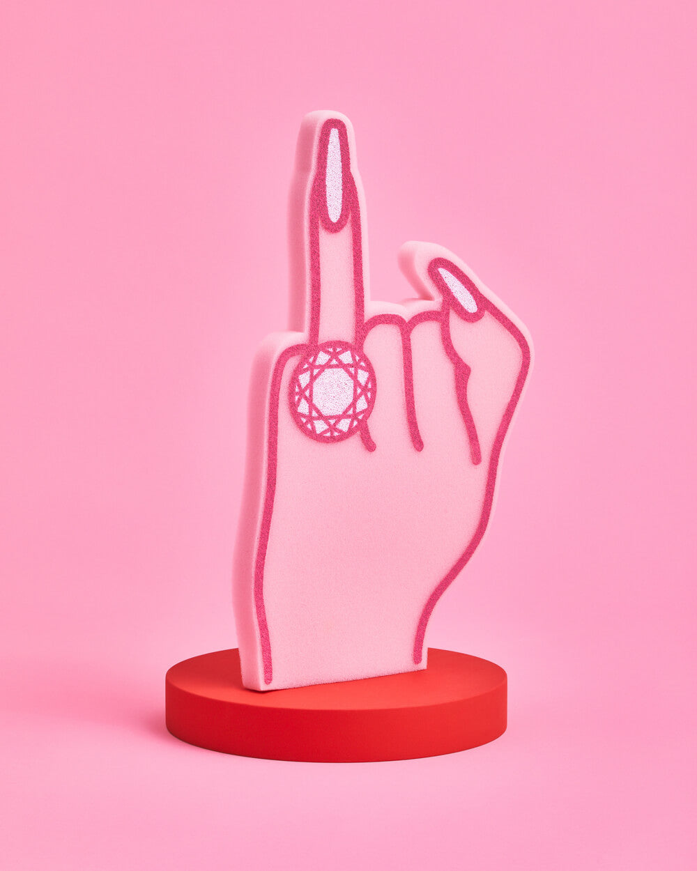 Bling Ring Basics - foam finger + balloon