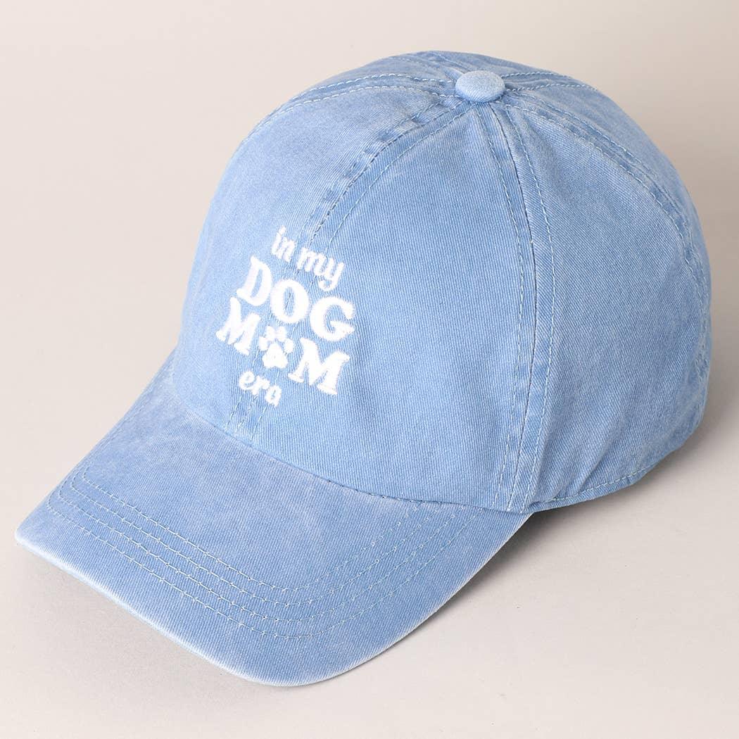 Embroidered In My Dog Mom Era Baseball Cap