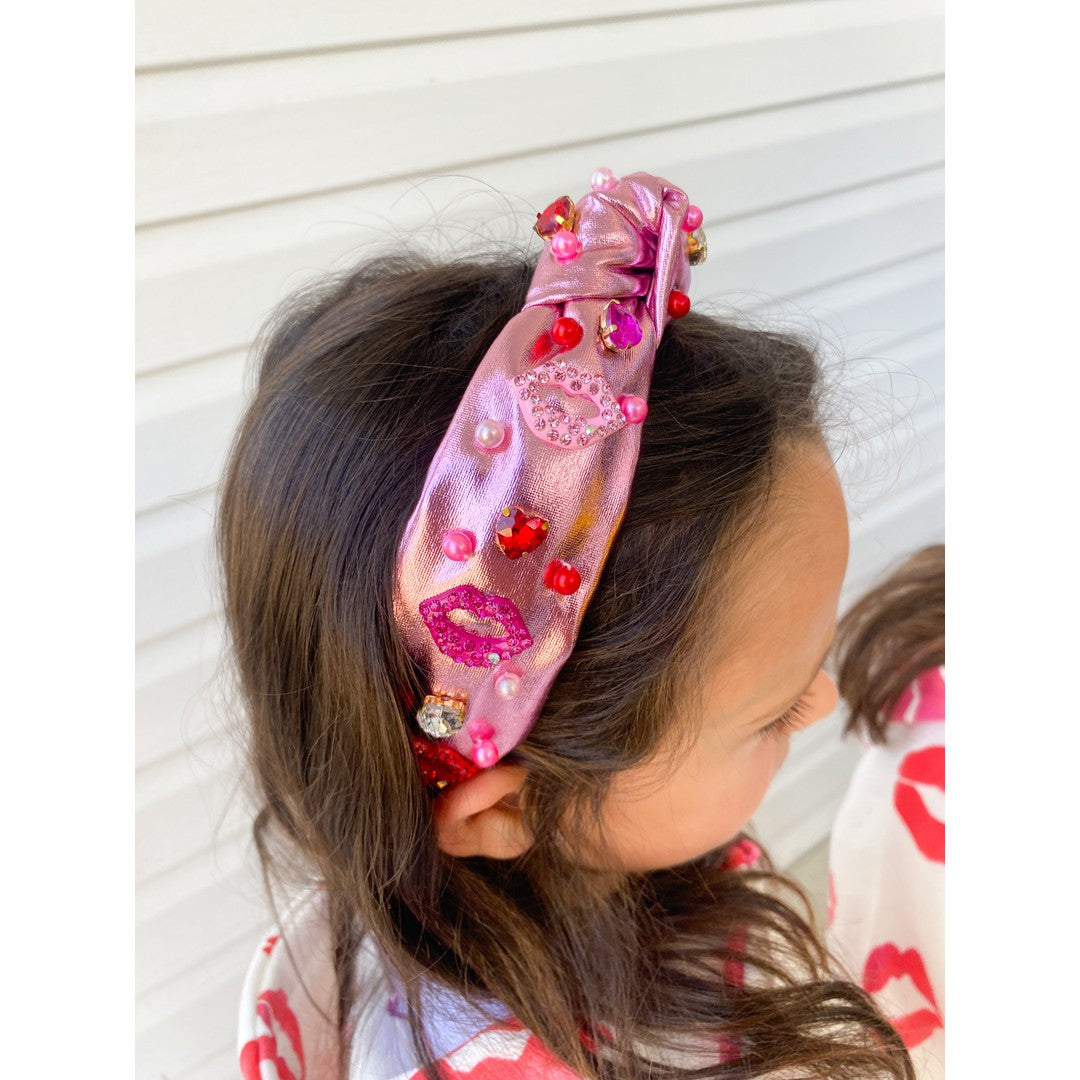 Lips Charm Knot Headband