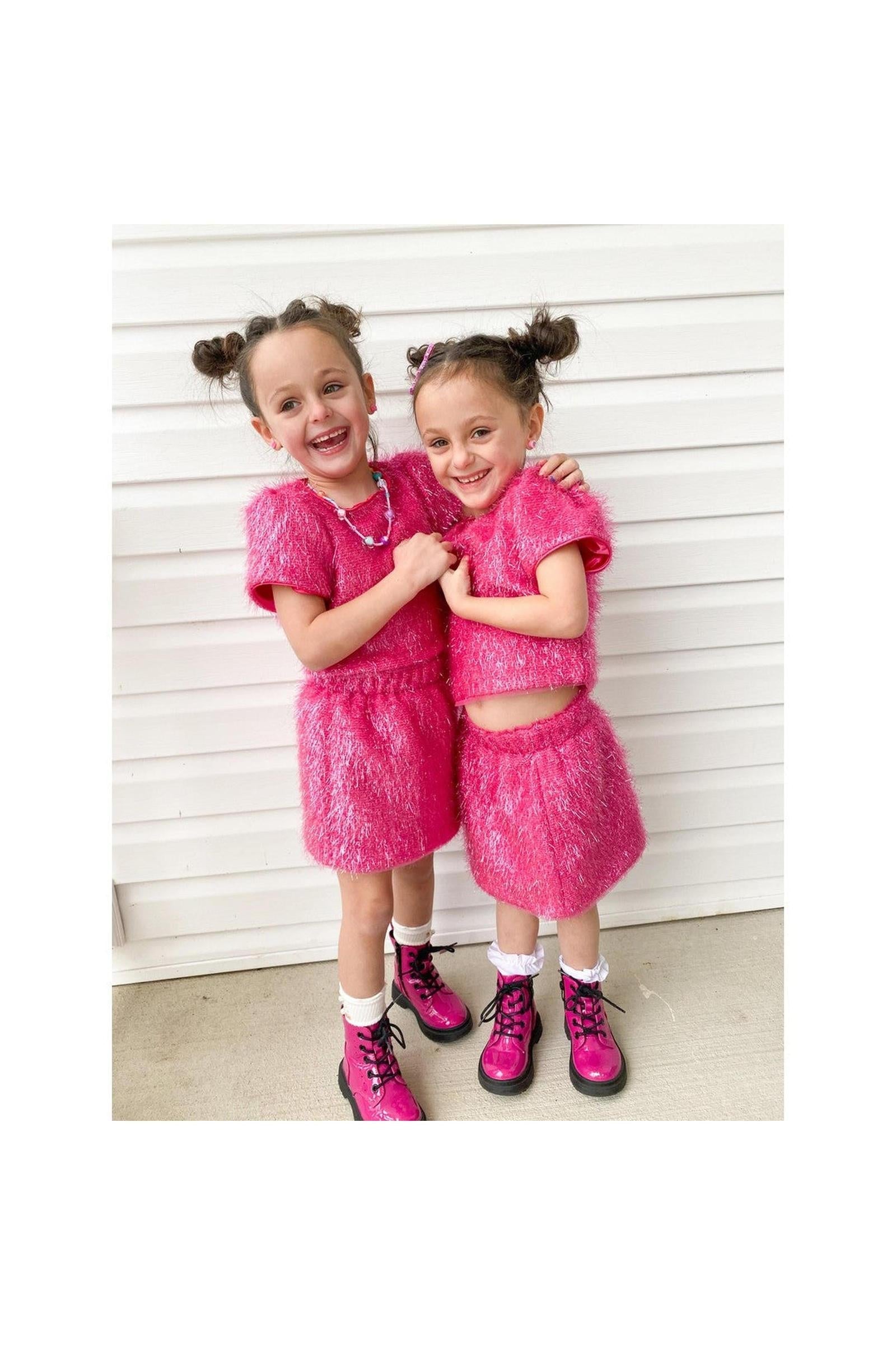 Pink Sparkle Tinsel Set