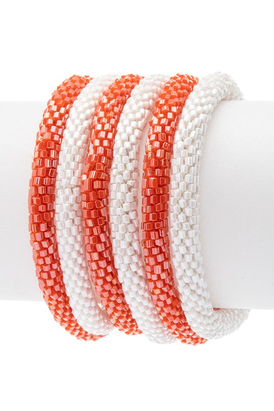 Team Color Nepal Roll On Bracelet Set