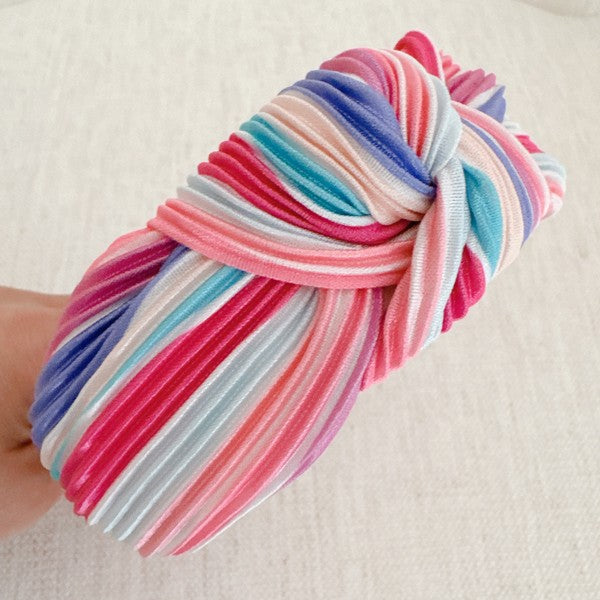 Color Pleats Headband