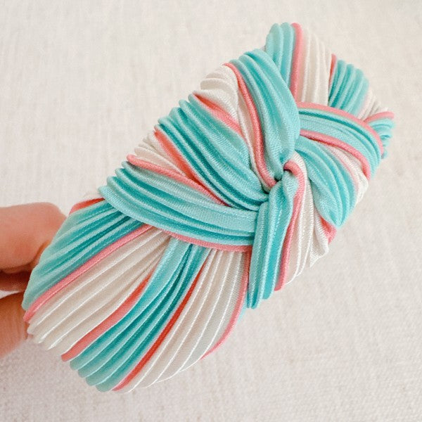 Color Pleats Headband