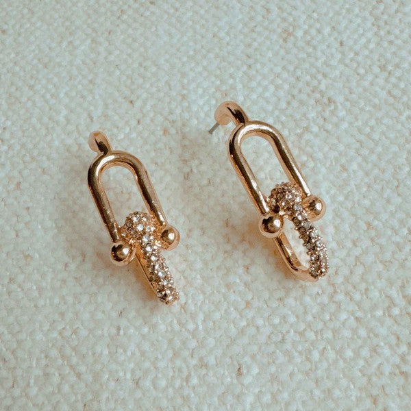 Glam U Chain Earrings