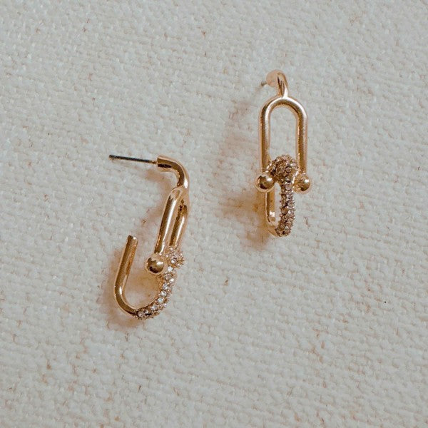 Glam U Chain Earrings