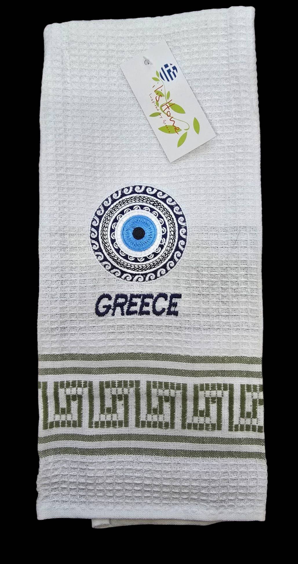 100% Cotton Mati (Evil Eye) Kitchen Towel – Imported