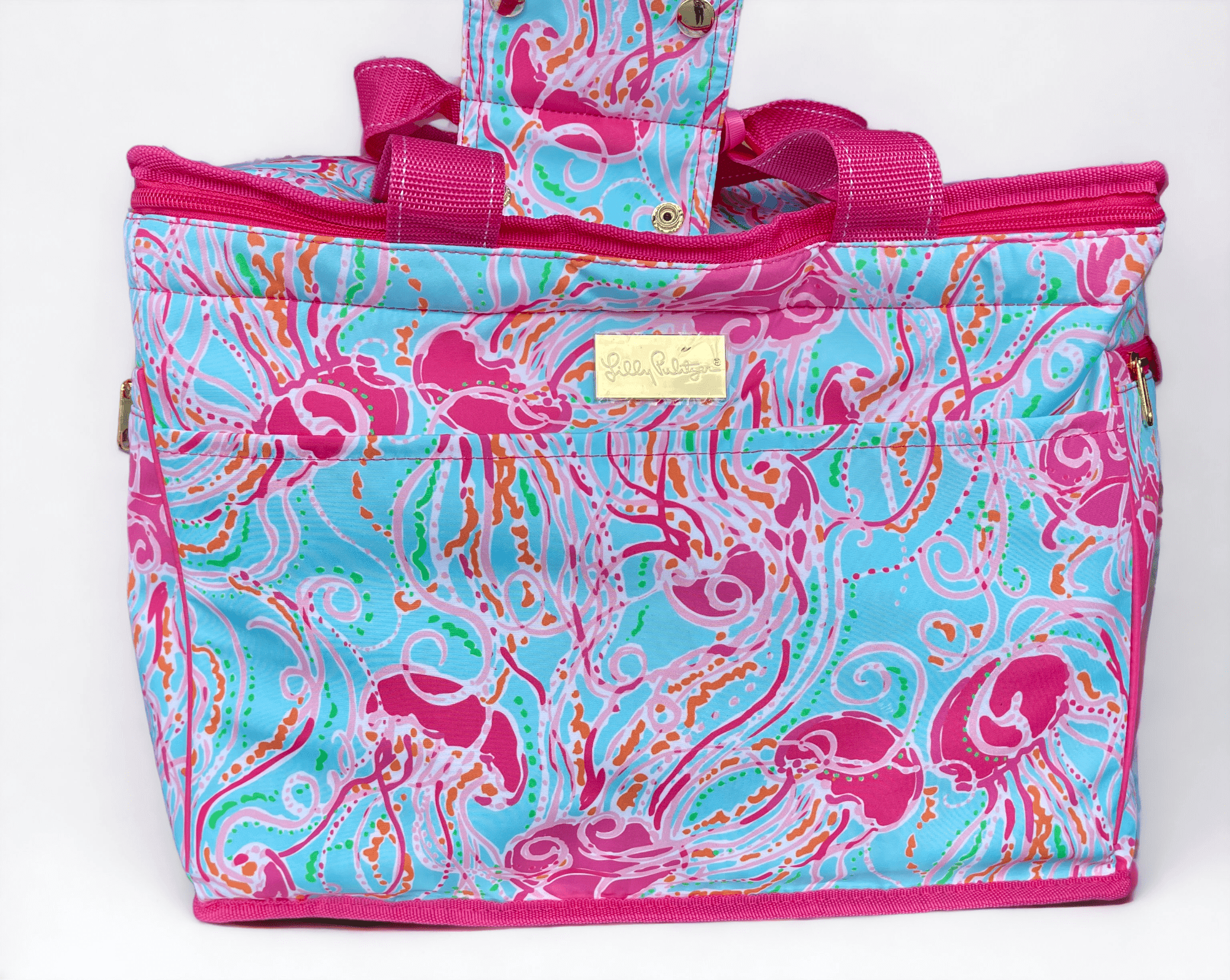 Lilly Pulitzer Beach Cooler “Jellies Be Jammin'” Print - Pretty Crafty Lady Shop