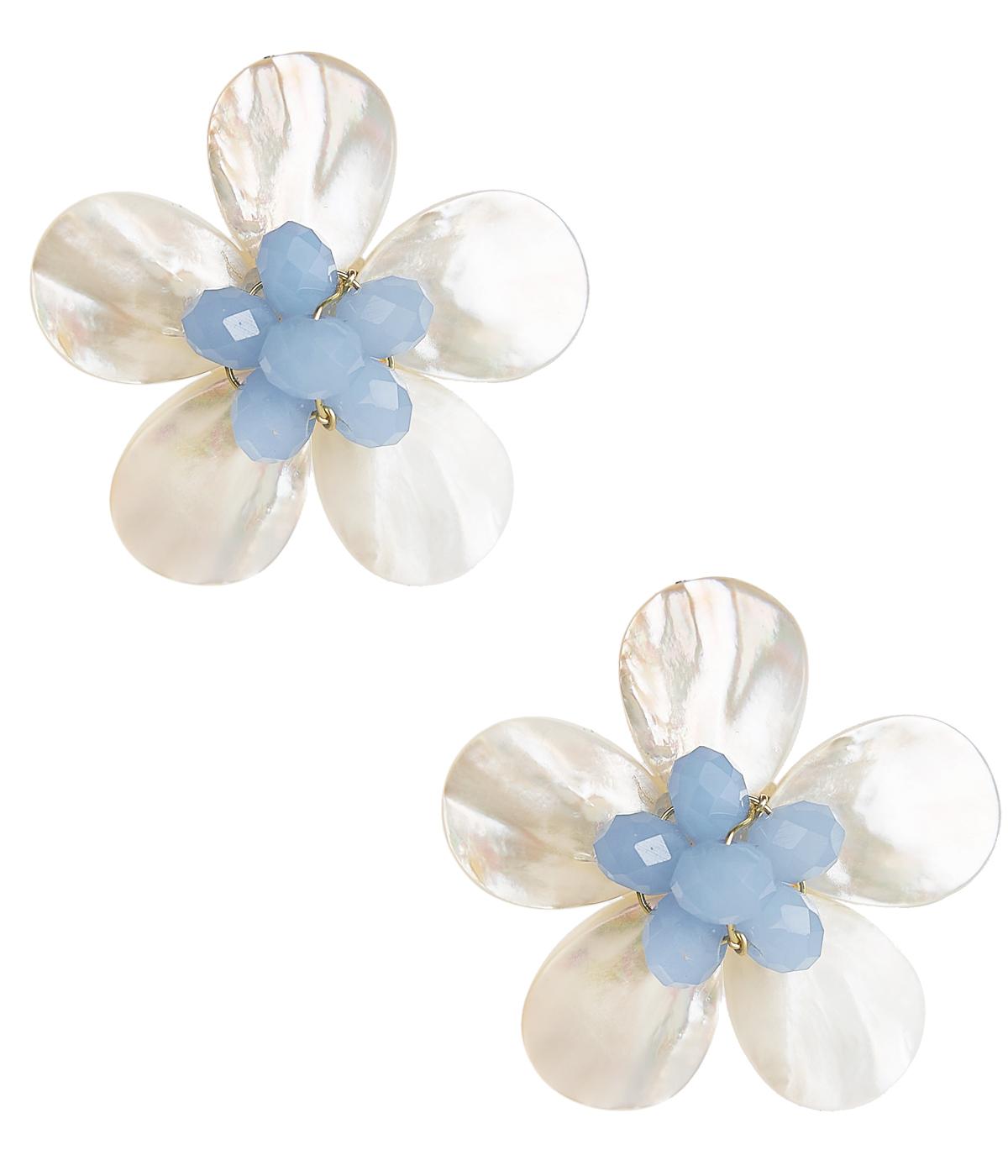 Libby Earrings - Mother of Pearl - Bexa Boutique