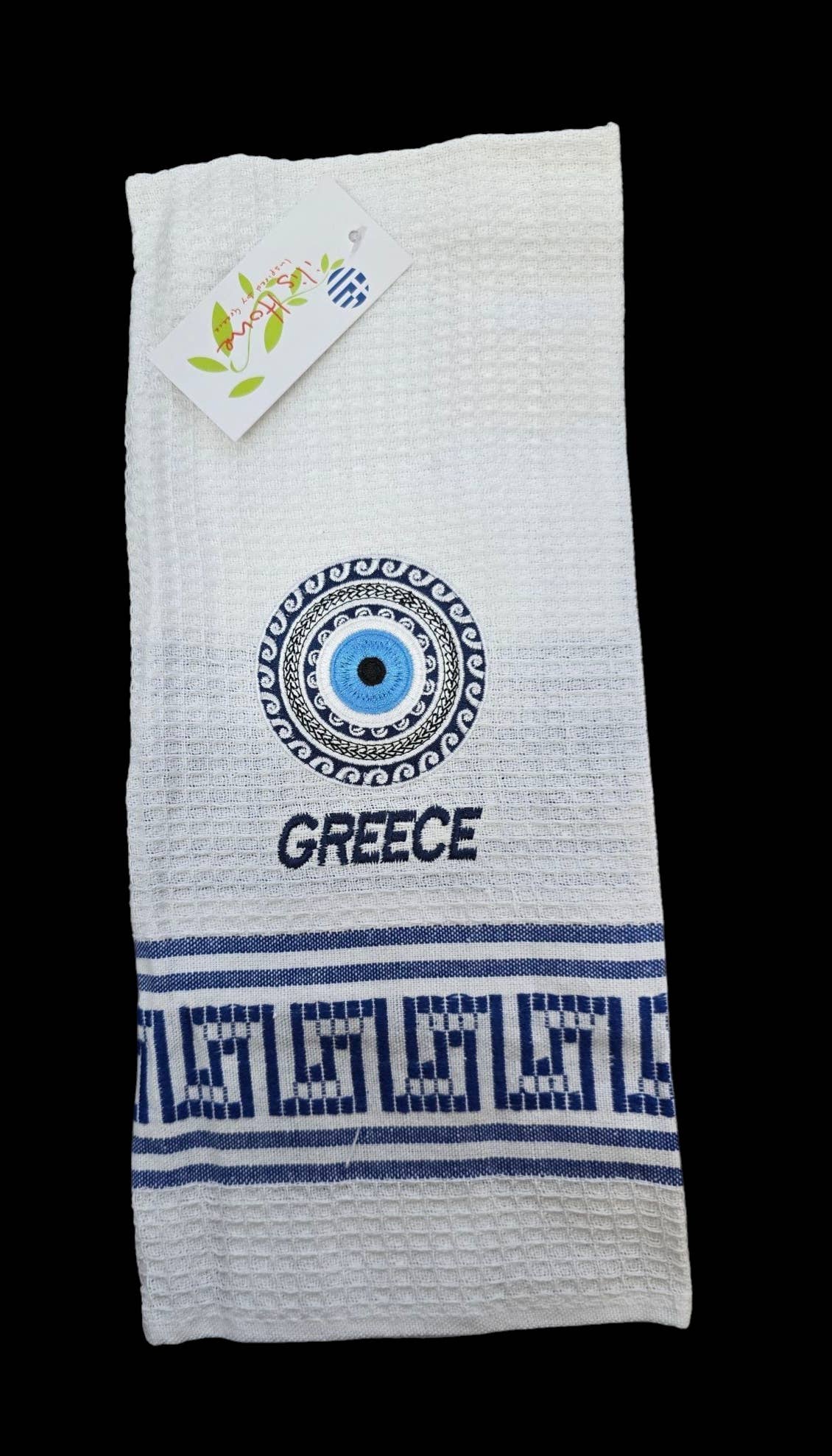 100% Cotton Mati (Evil Eye) Kitchen Towel – Imported