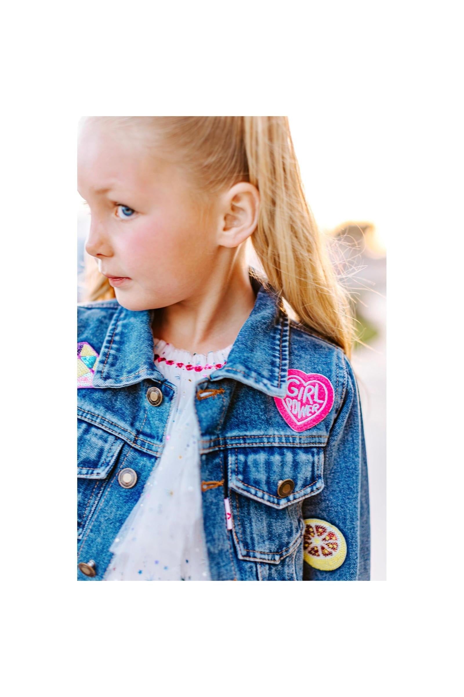 Back to Our Roots Patched Denim Jacket