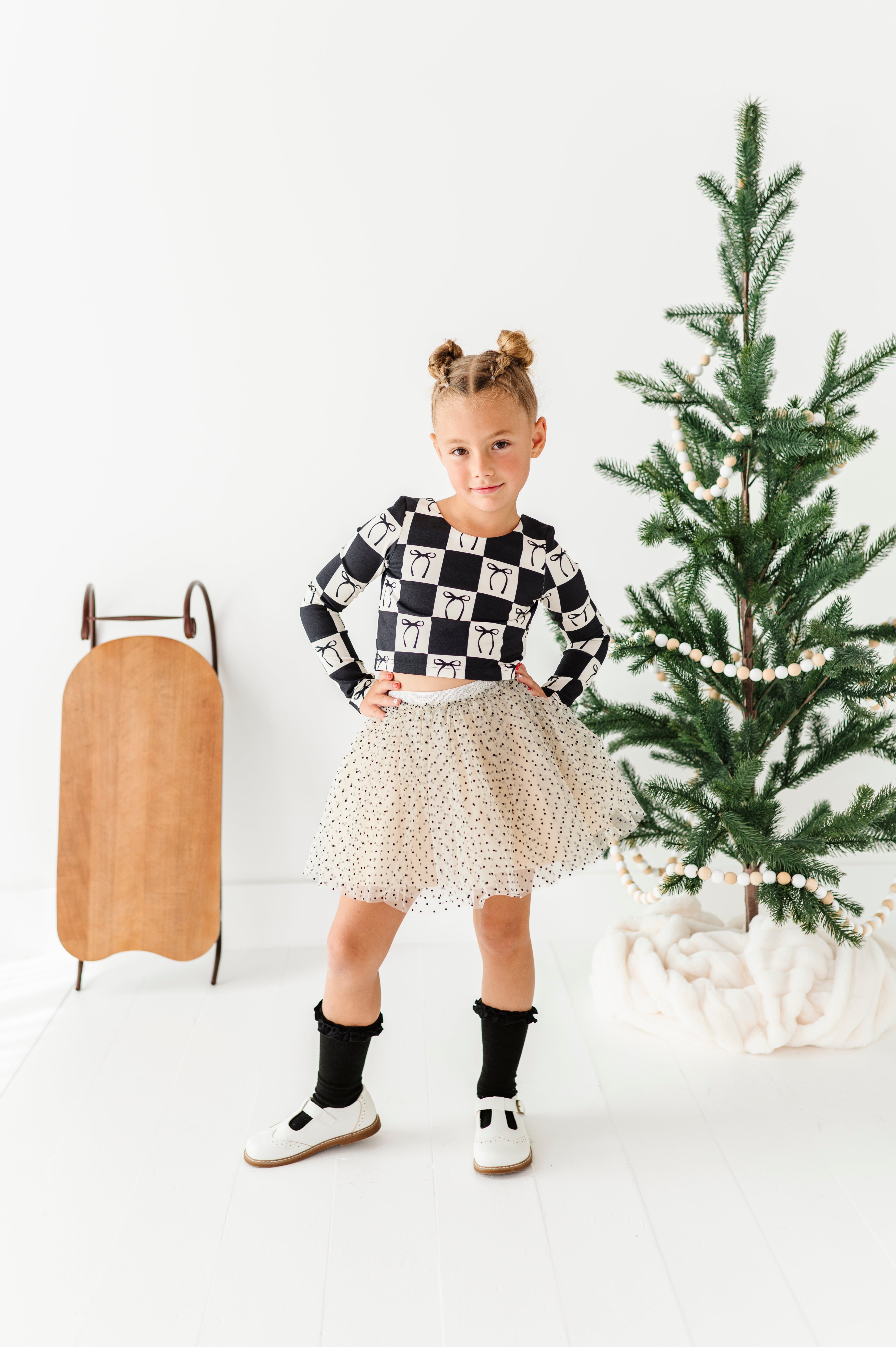 Cream + Dottie Skort | MESH Skort