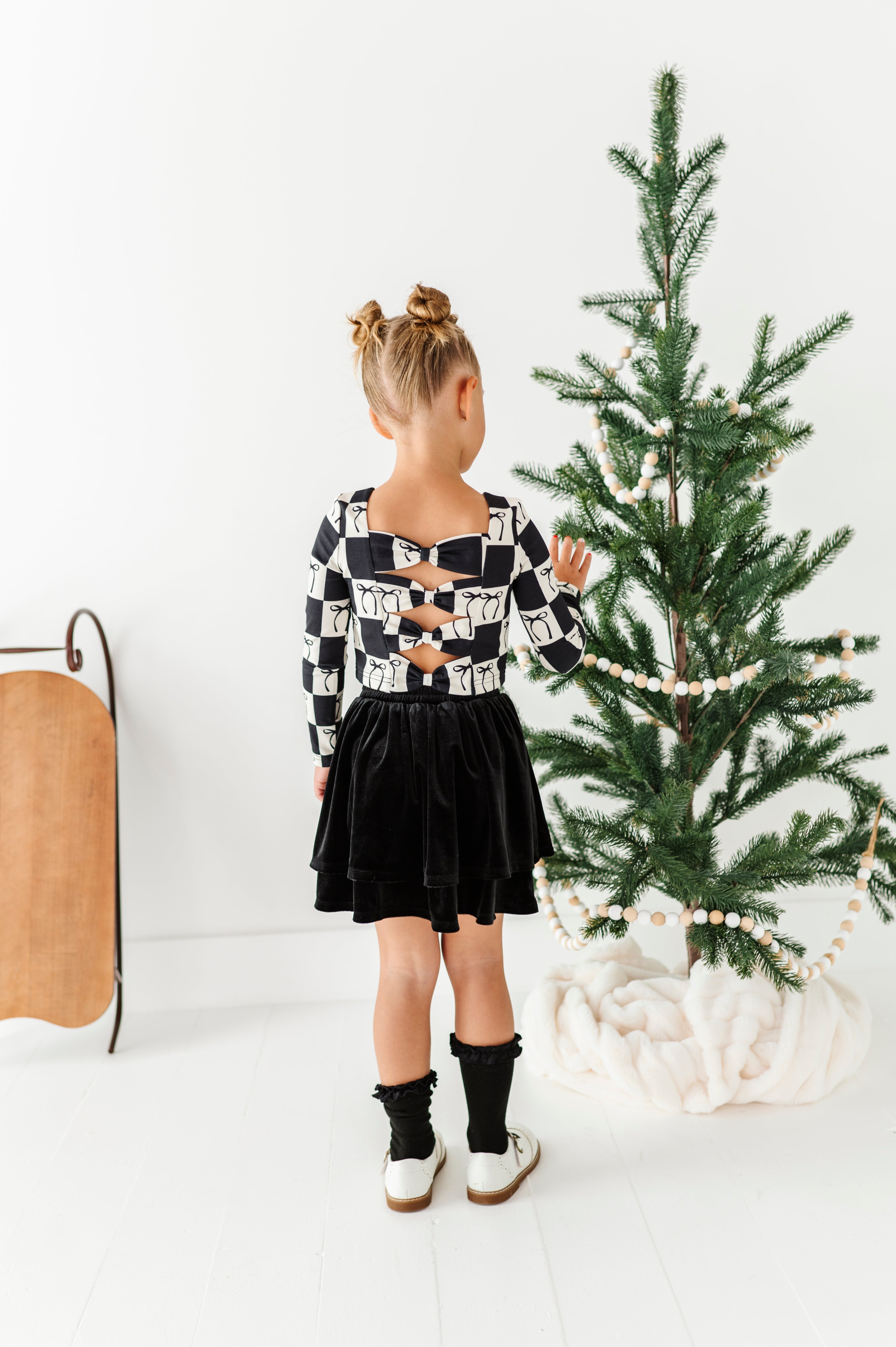 Black Velvet Skort | 2-Tiered SKORT