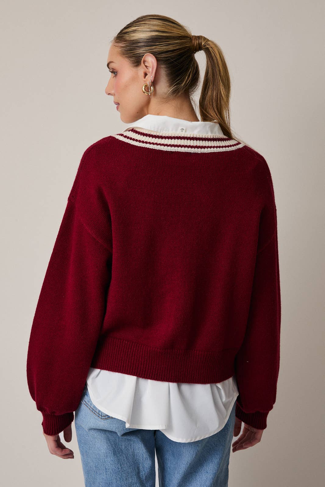 CANDY CANE SWEATER CARDIGAN