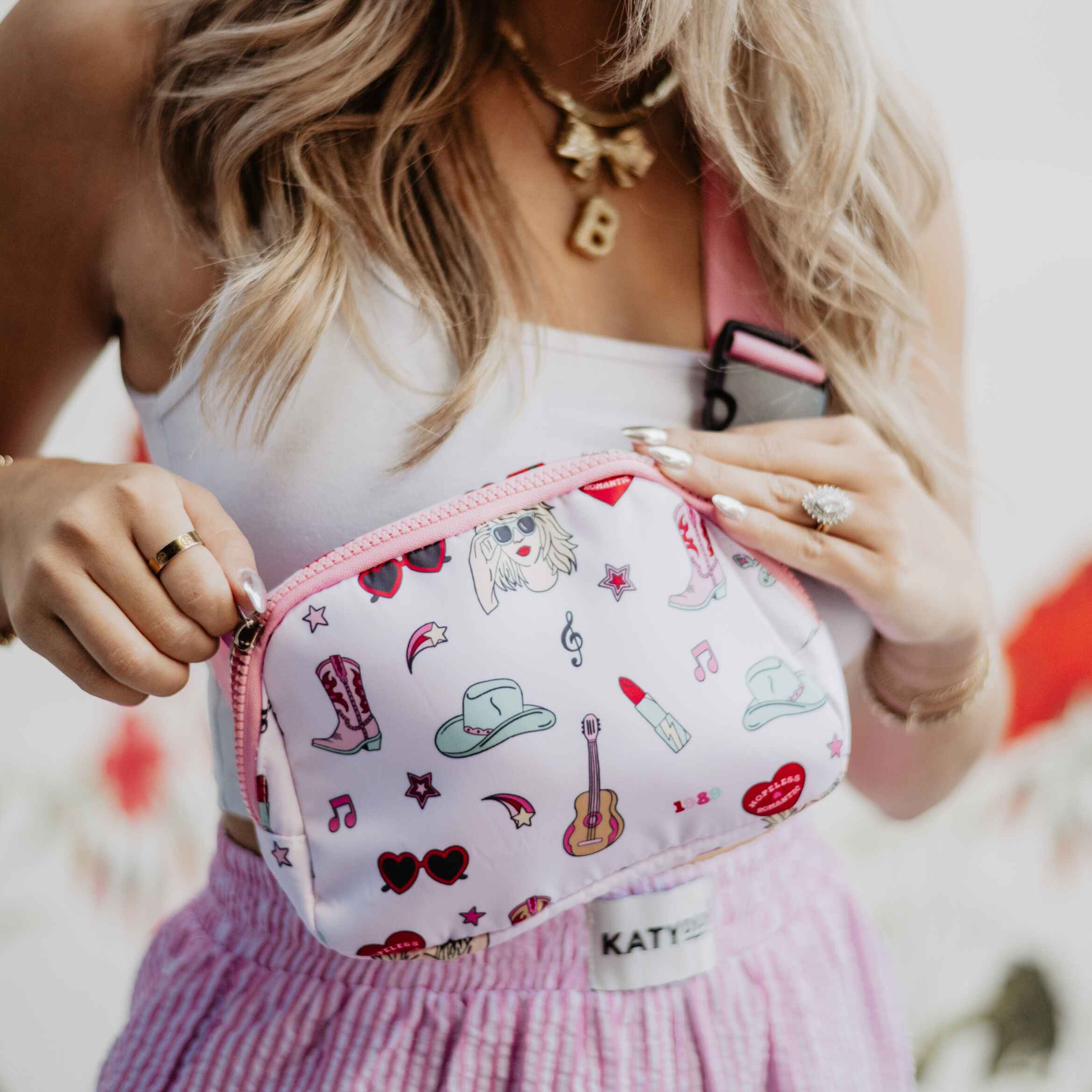 Music Girl Icons Belt Bag Fanny Pack
