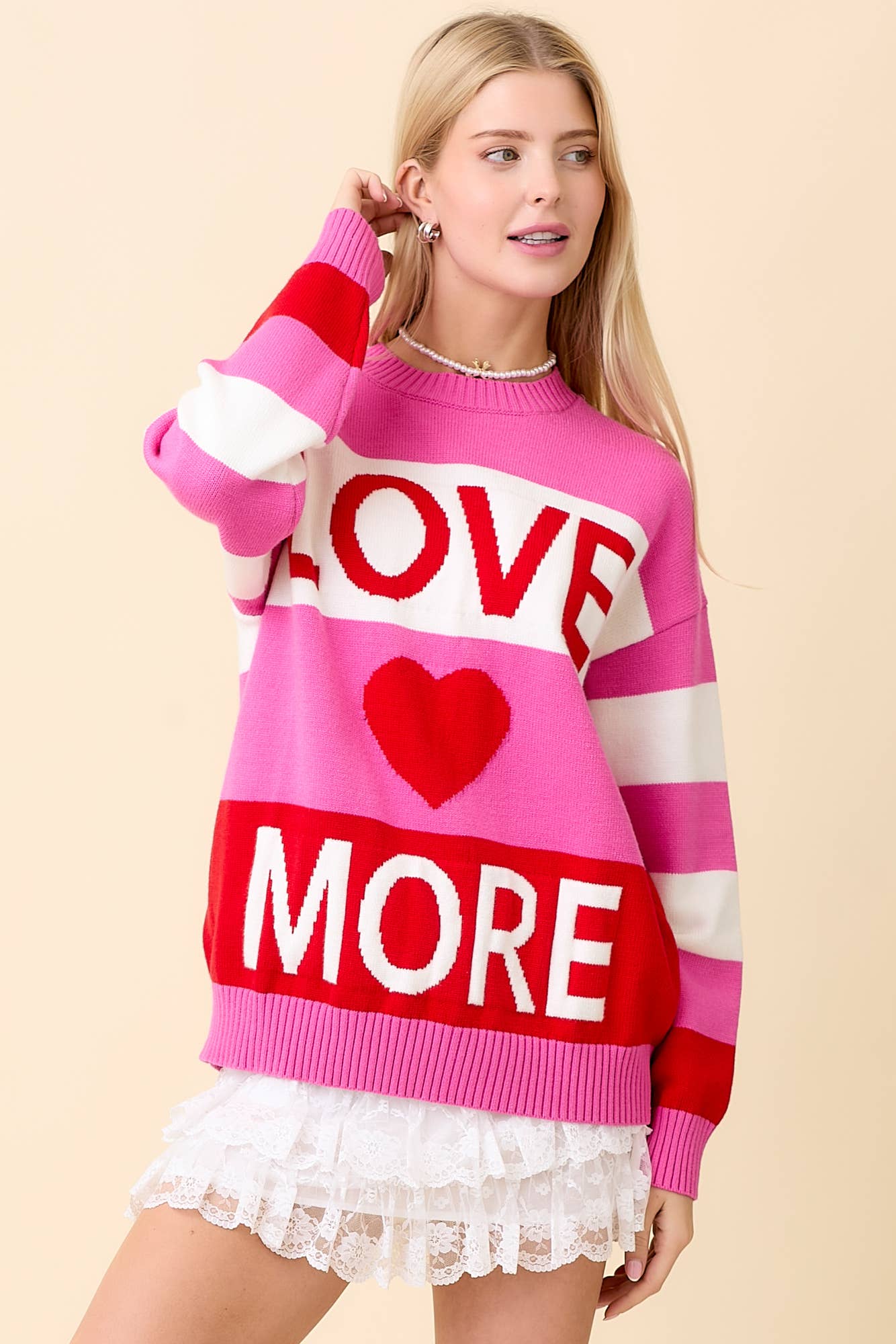 Valentine LOVE MORE Sweater