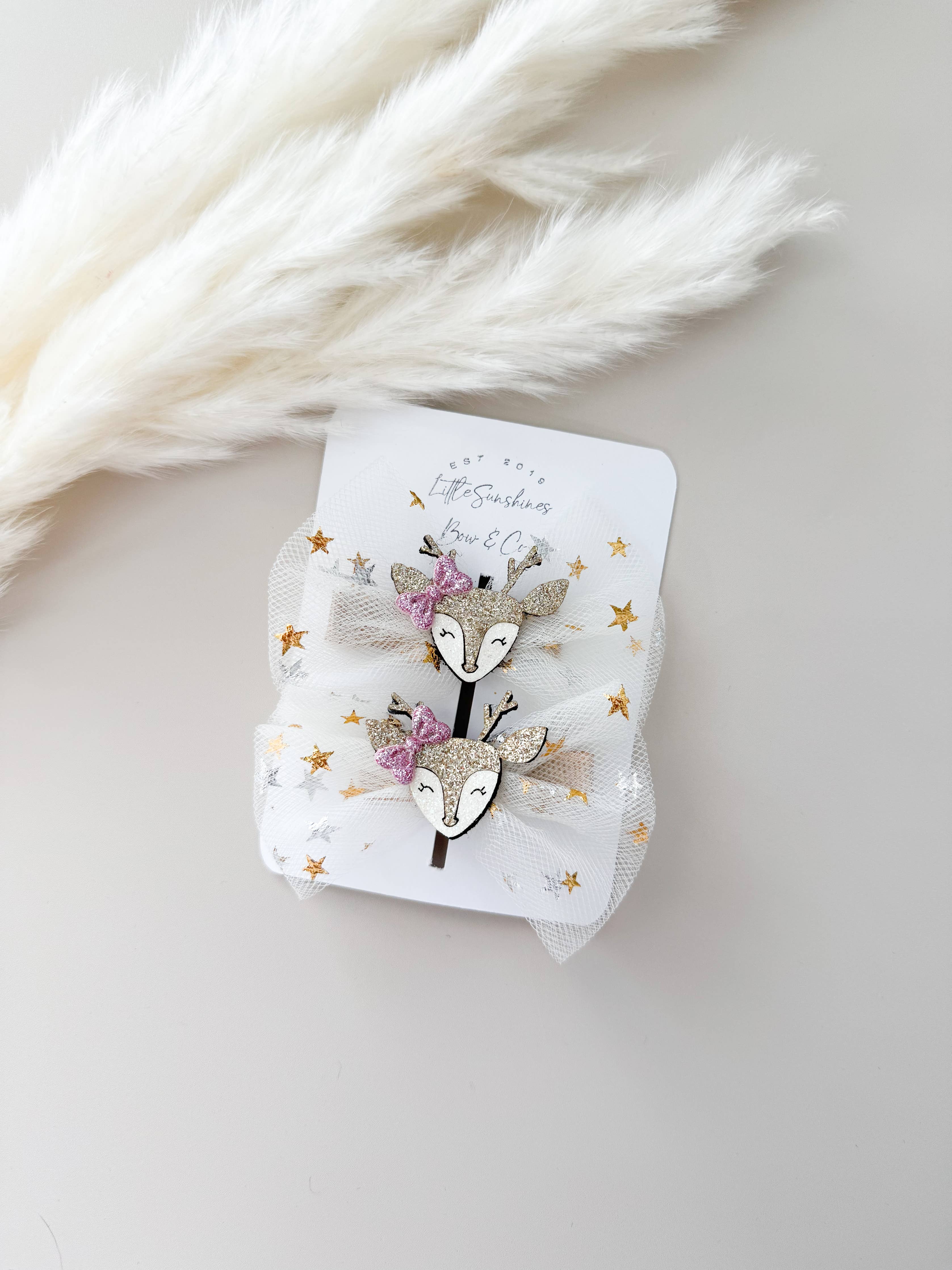 Reindeer Hair Clips & Headbands