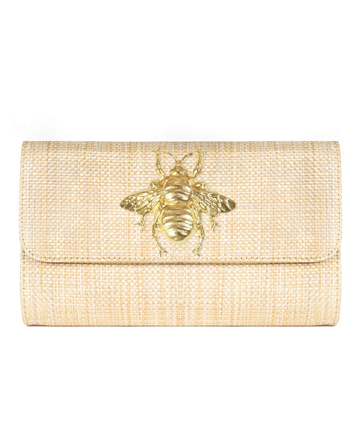 Avery Clutch Straw - Charm - Bexa Boutique