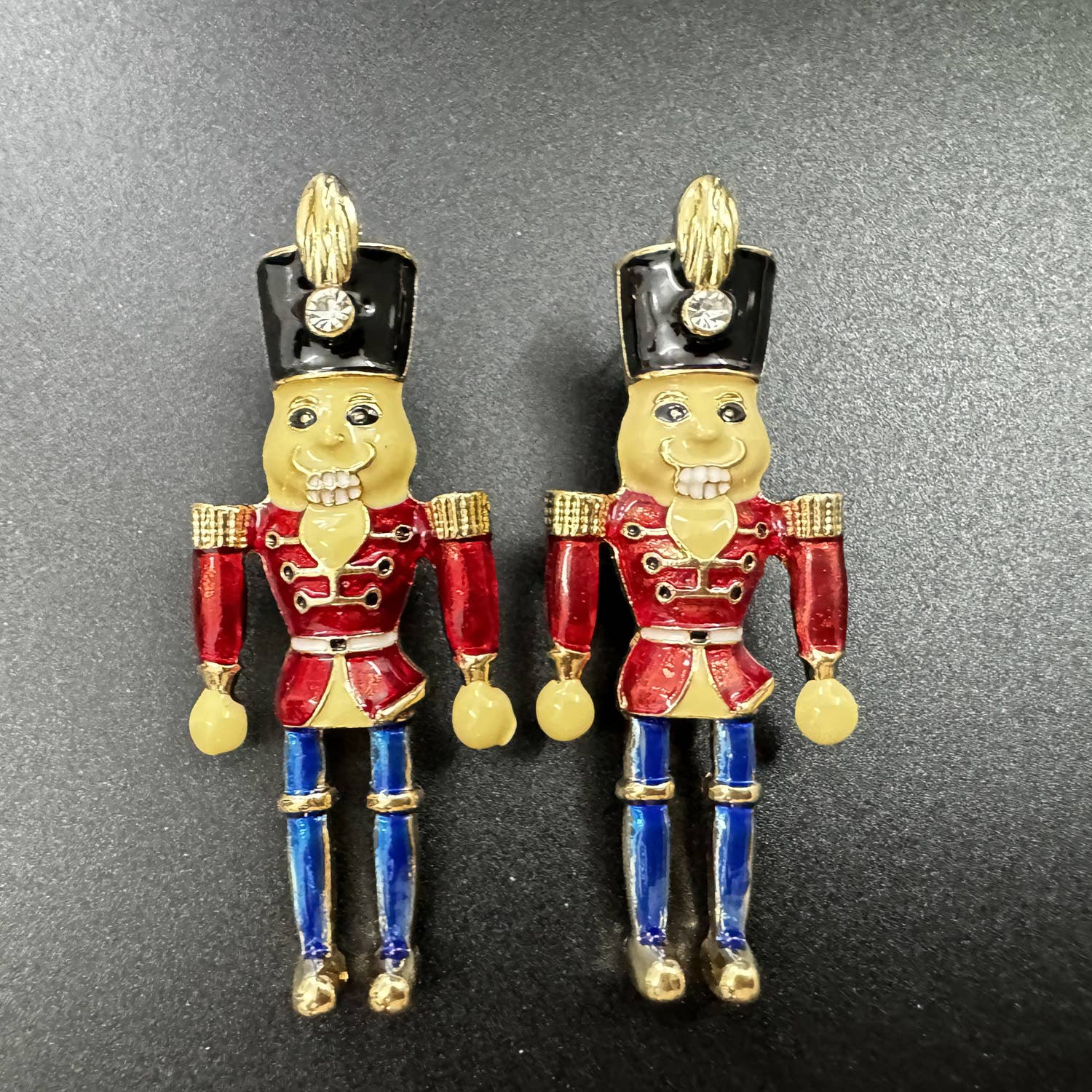 Nutcracker Soldier Alloy Earrings