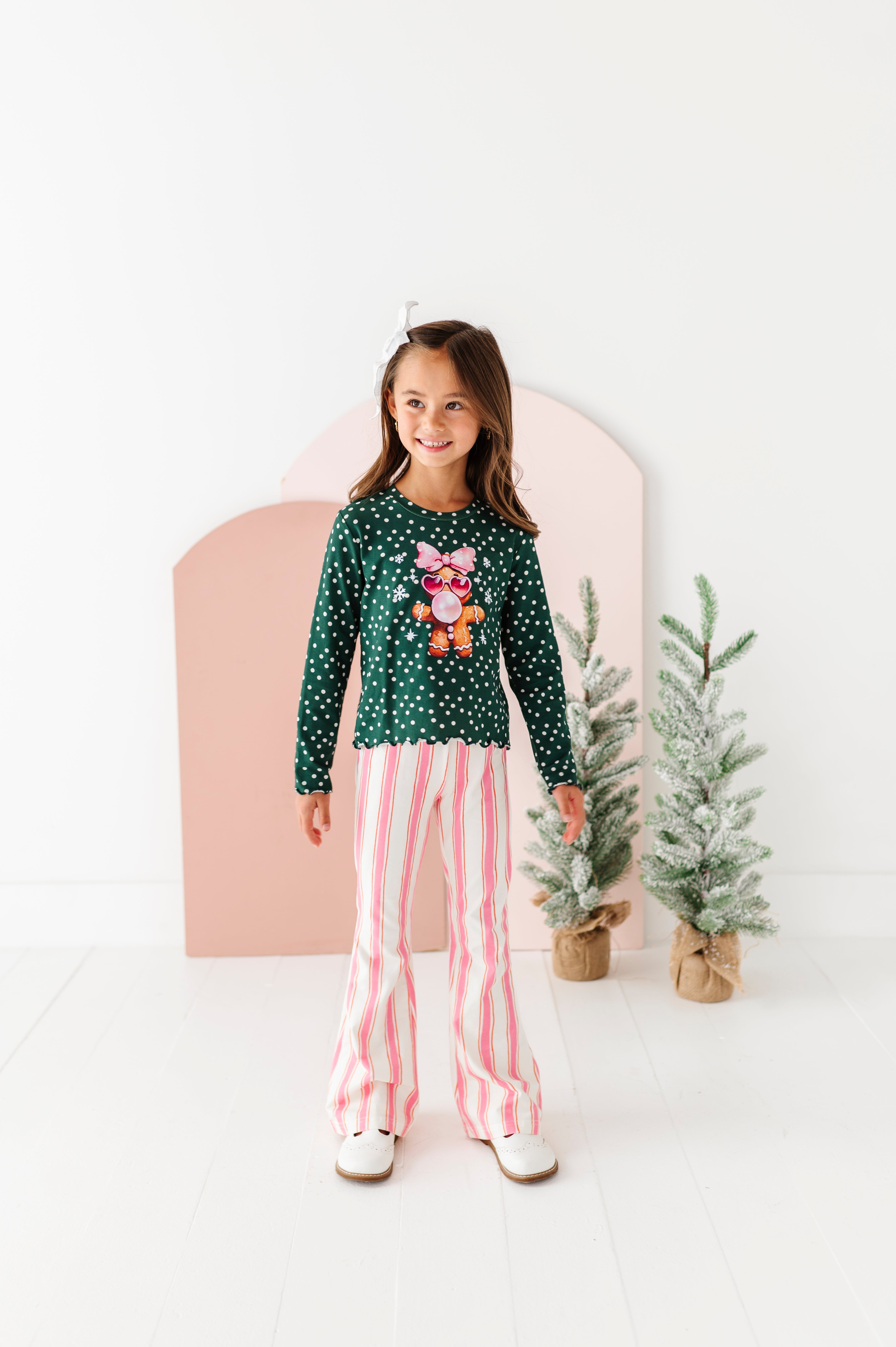Bubblegum Gingerbread Top| Bamboo Long Sleeve