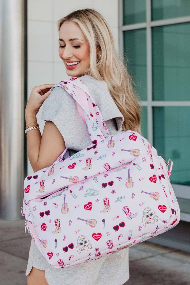 Music Girl Icons Duffel Weekender w/ Pass-Thru Slip
