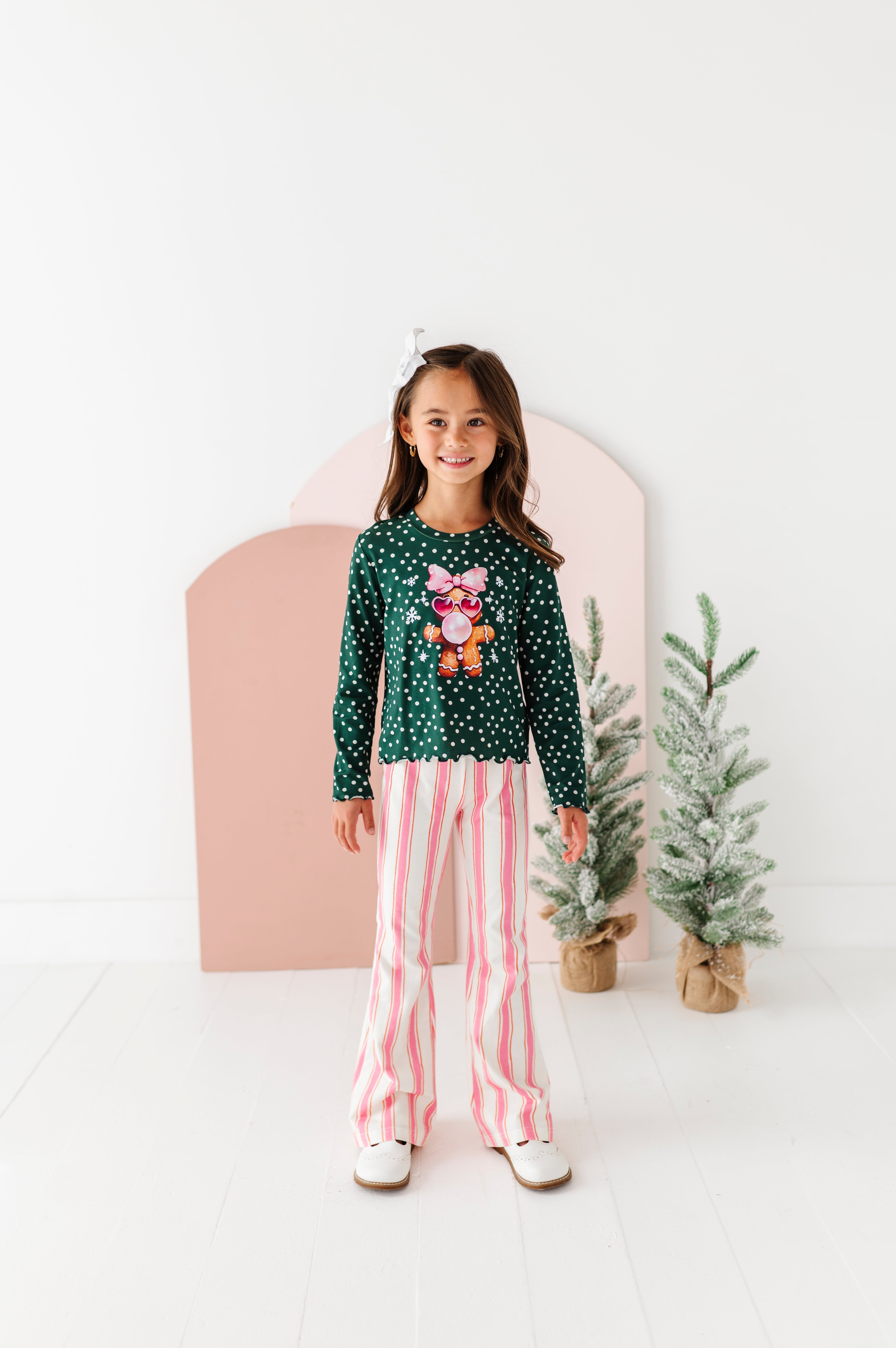 Bubblegum Gingerbread Top| Bamboo Long Sleeve