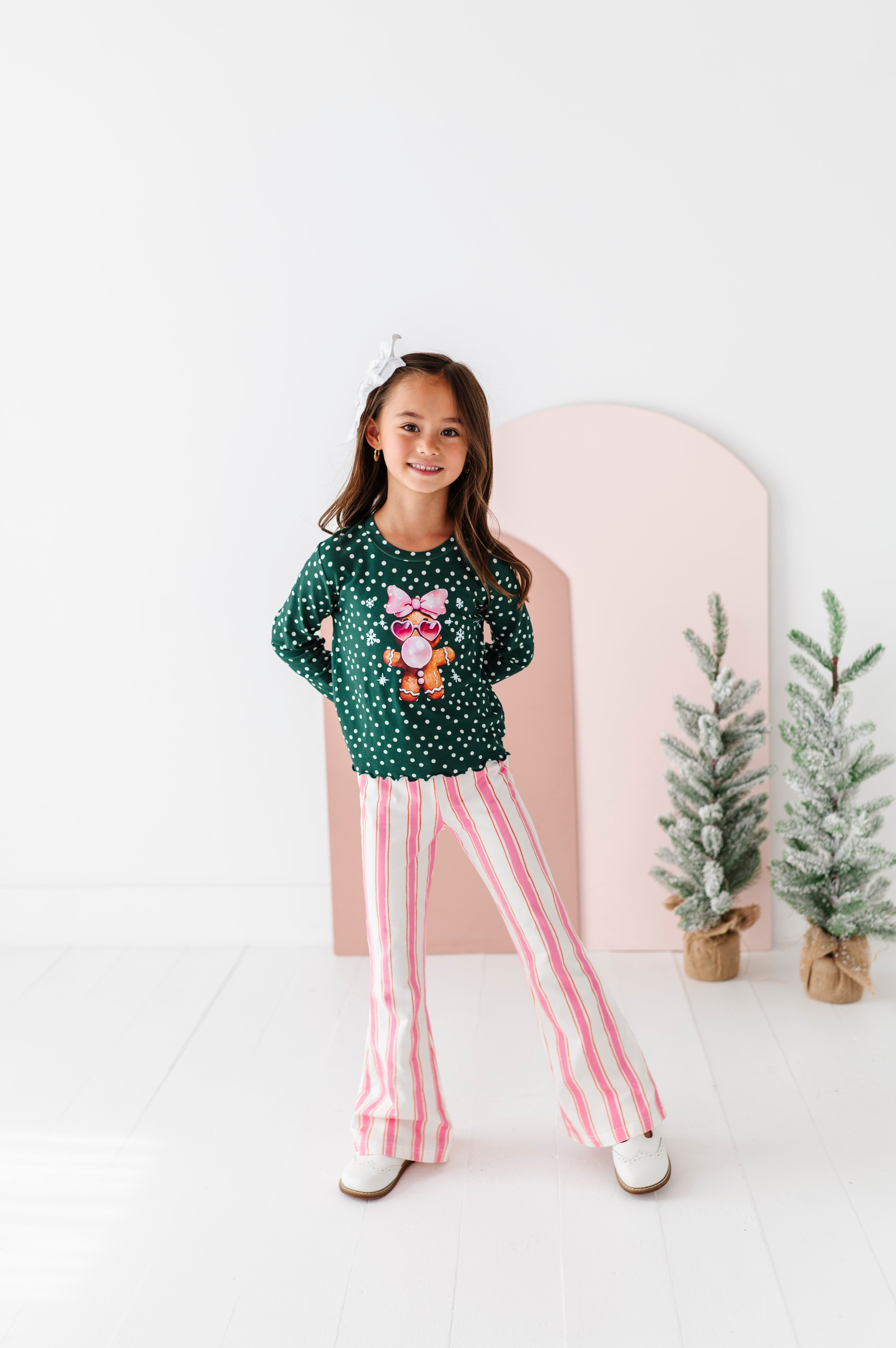 Bubblegum Gingerbread Top| Bamboo Long Sleeve