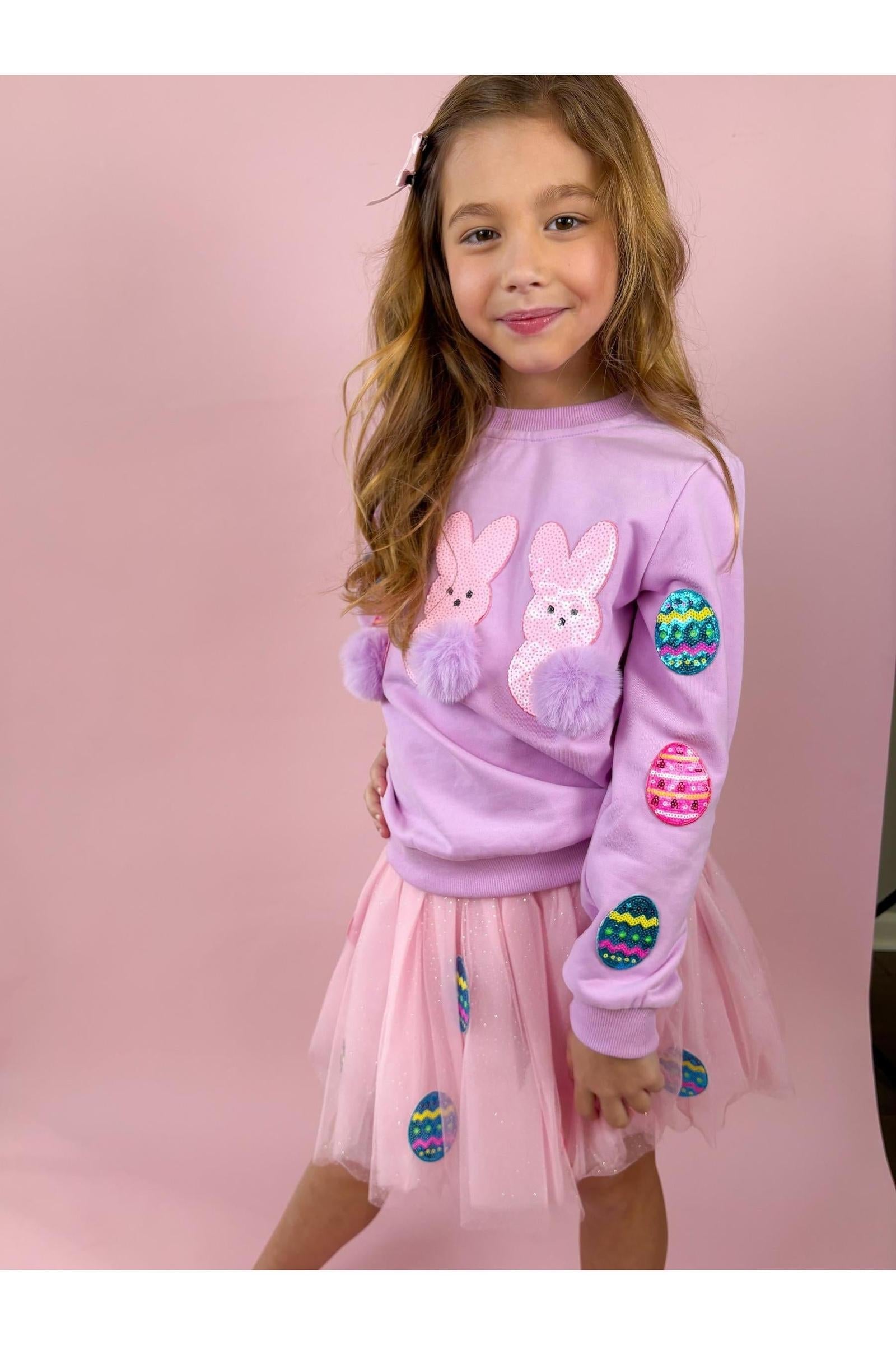 Patched Easter Tulle Skirt