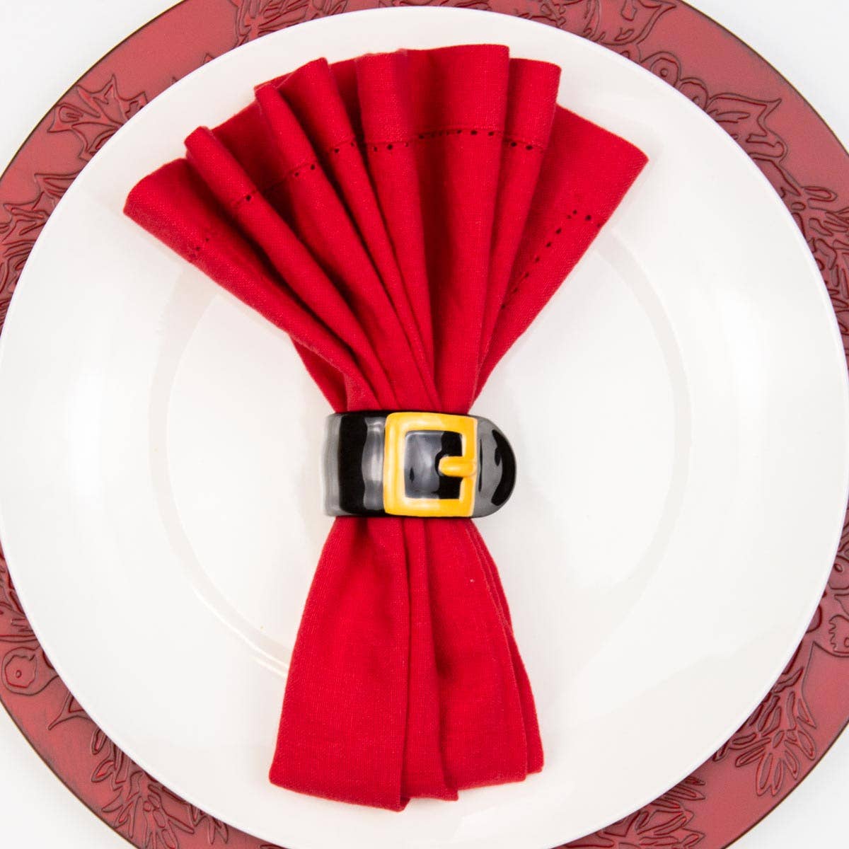 Santa Belt Napkin Ring