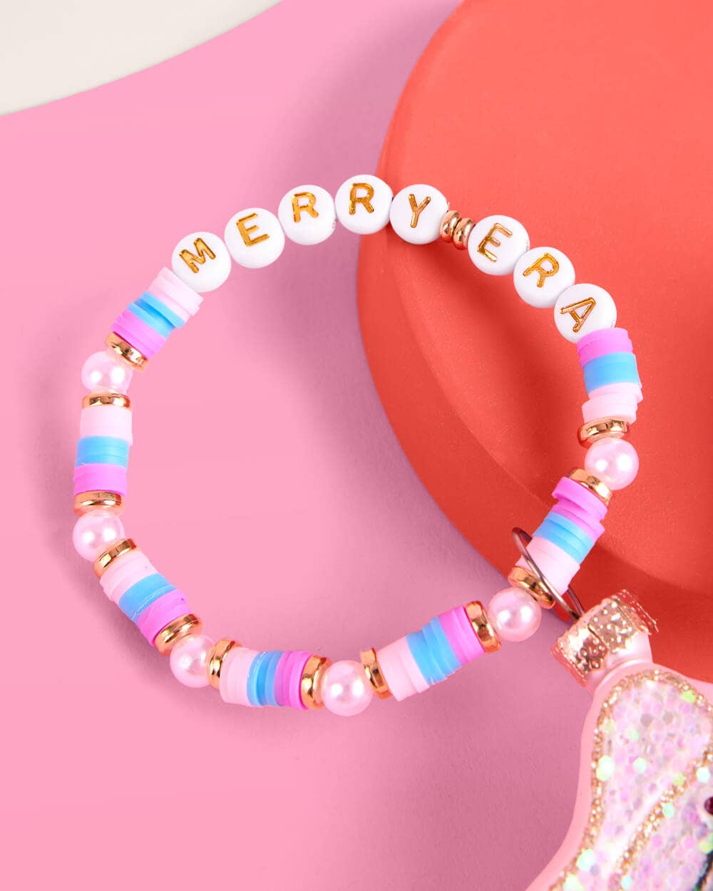 Merry Era Swiftie Christmas Ornament - friendship bracelet