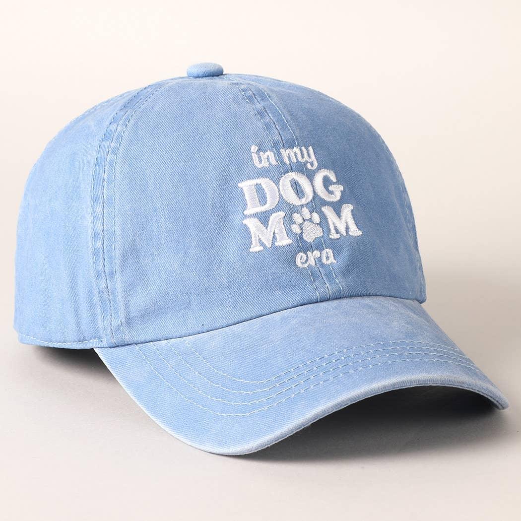 Embroidered In My Dog Mom Era Baseball Cap