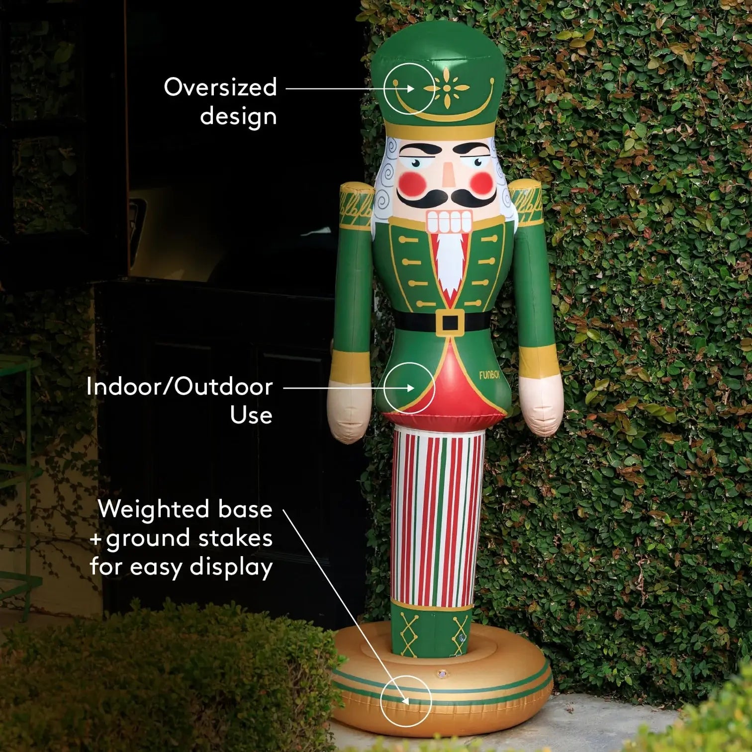 Classic Inflatable Nutcracker - 5 ft