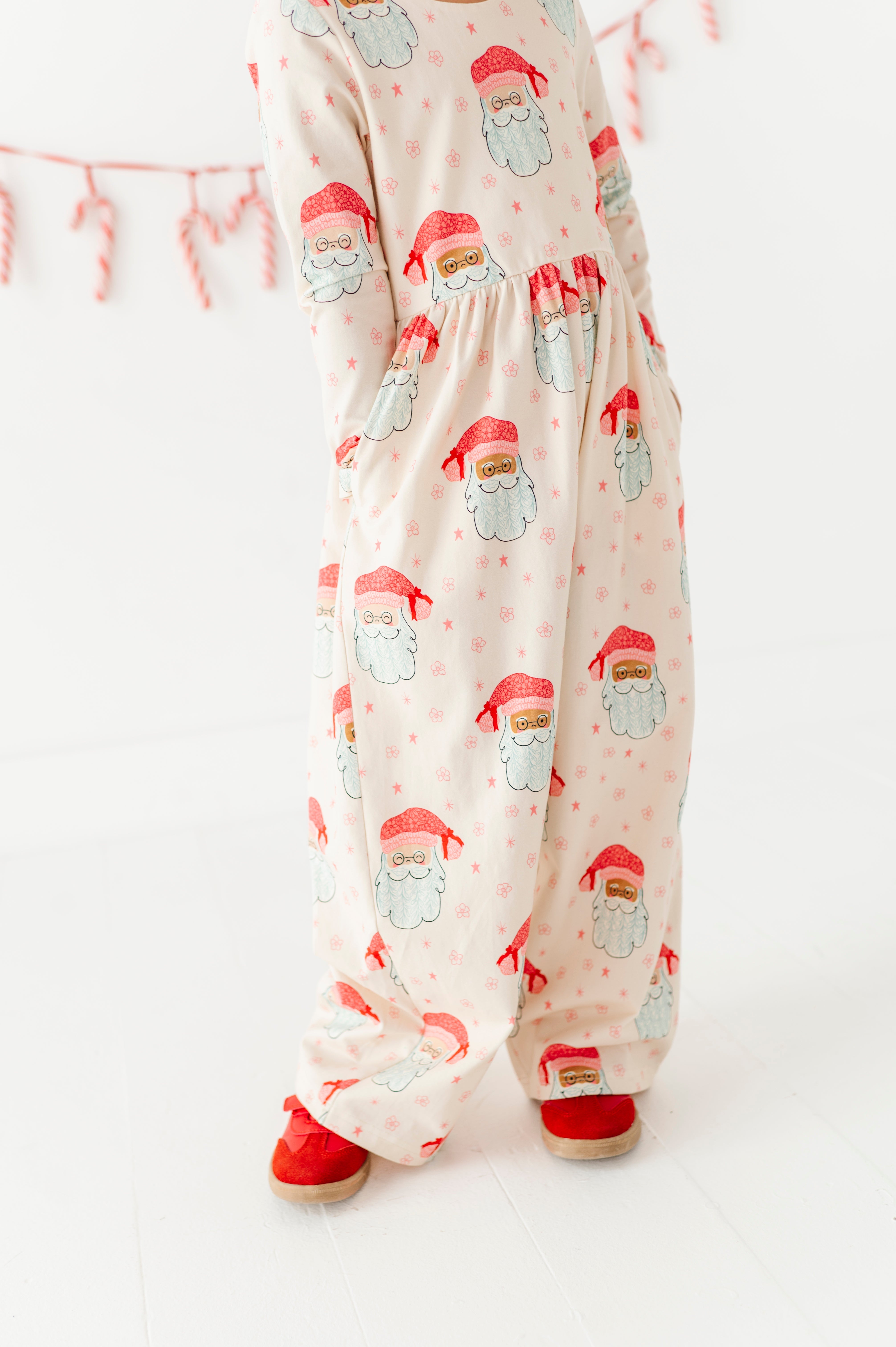 Pink Santas Romper | ROMPER
