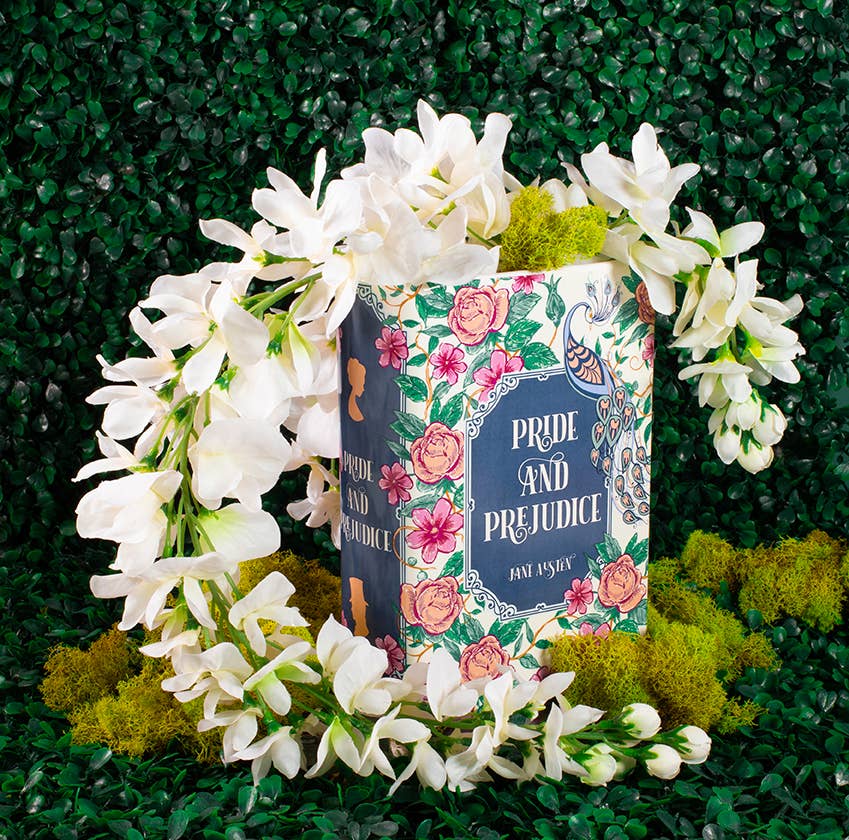 Pride and Prejudice Large Book Vase