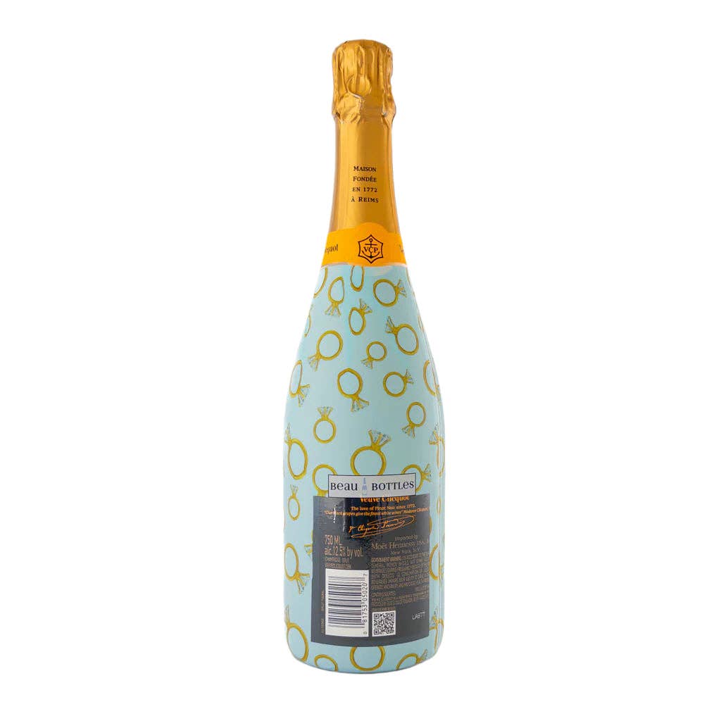 Beau Bottles Blue Engagement Ring - Champagne Collection