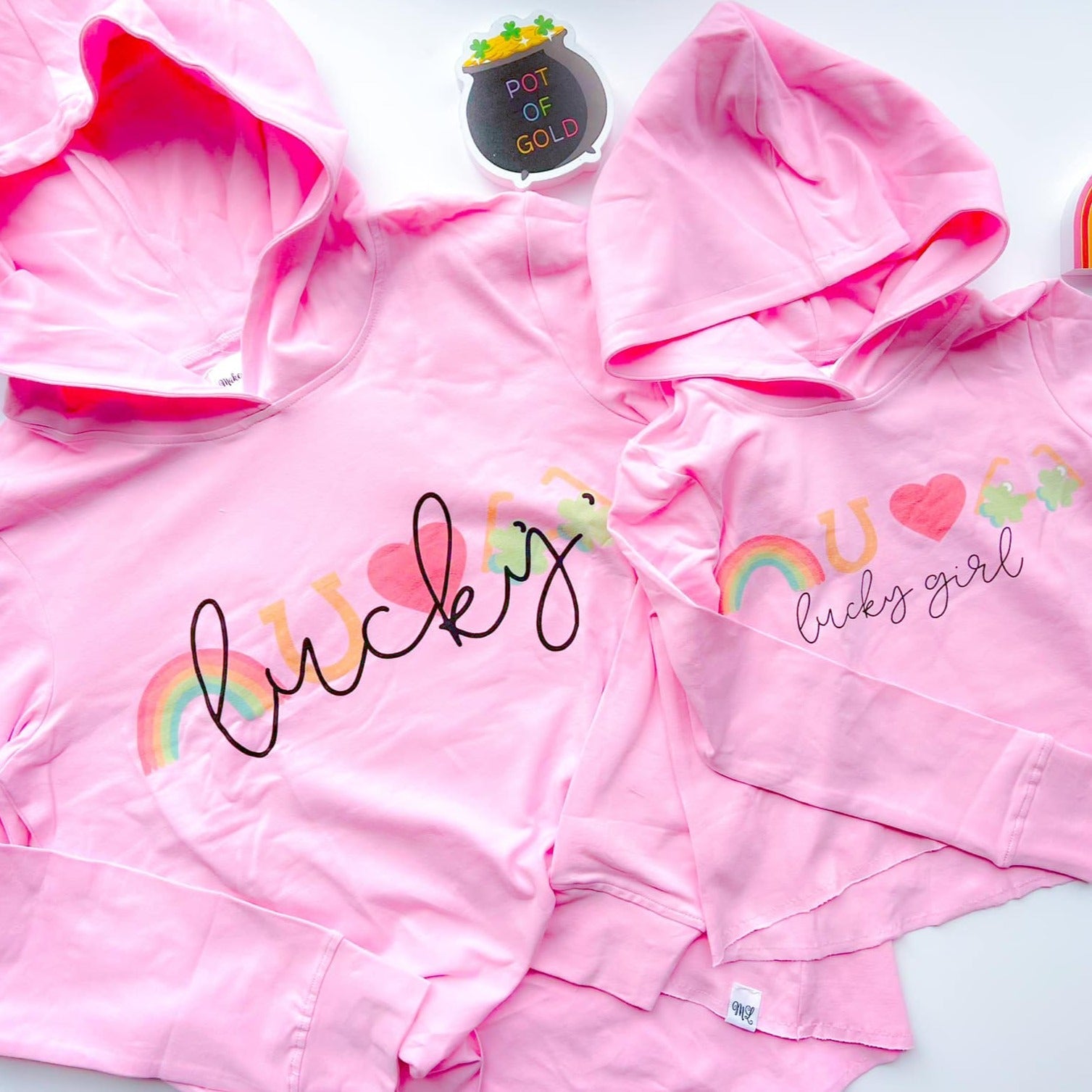 Lucky Girl Hoodies (Adult & Kid sizes)