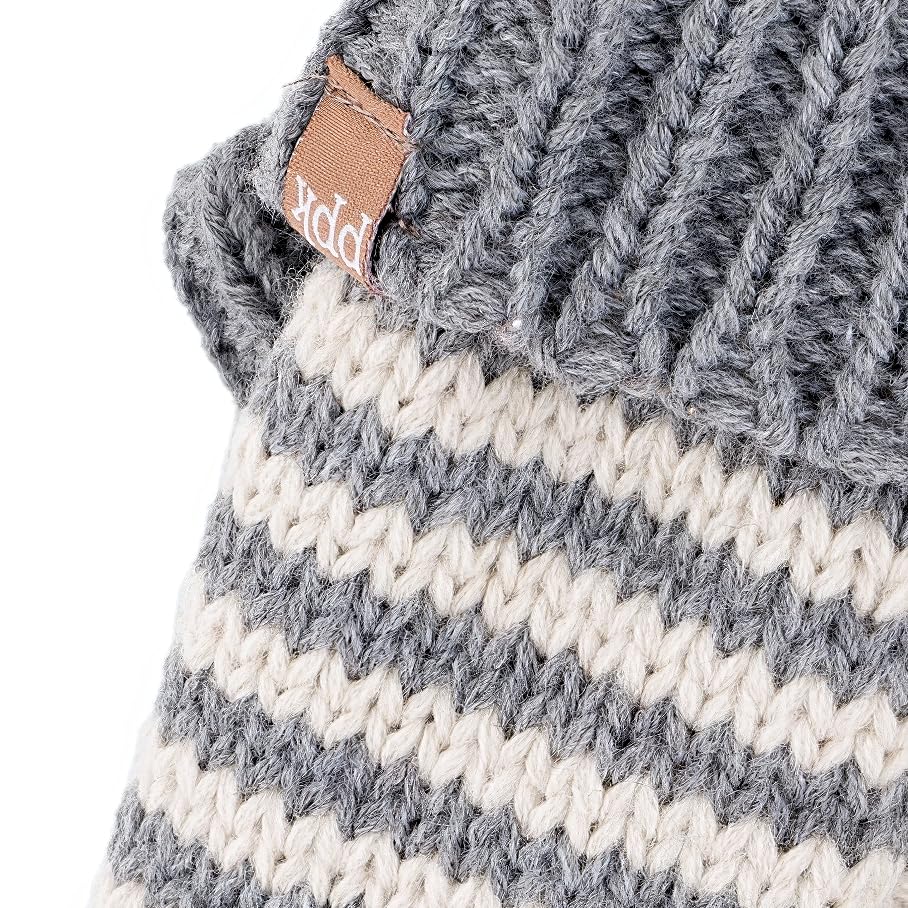 Kids Beanie 2PC Set with Mittens, for Boys and Girls (Age 1-6Y) Unique Novelty Design, Premium Quality