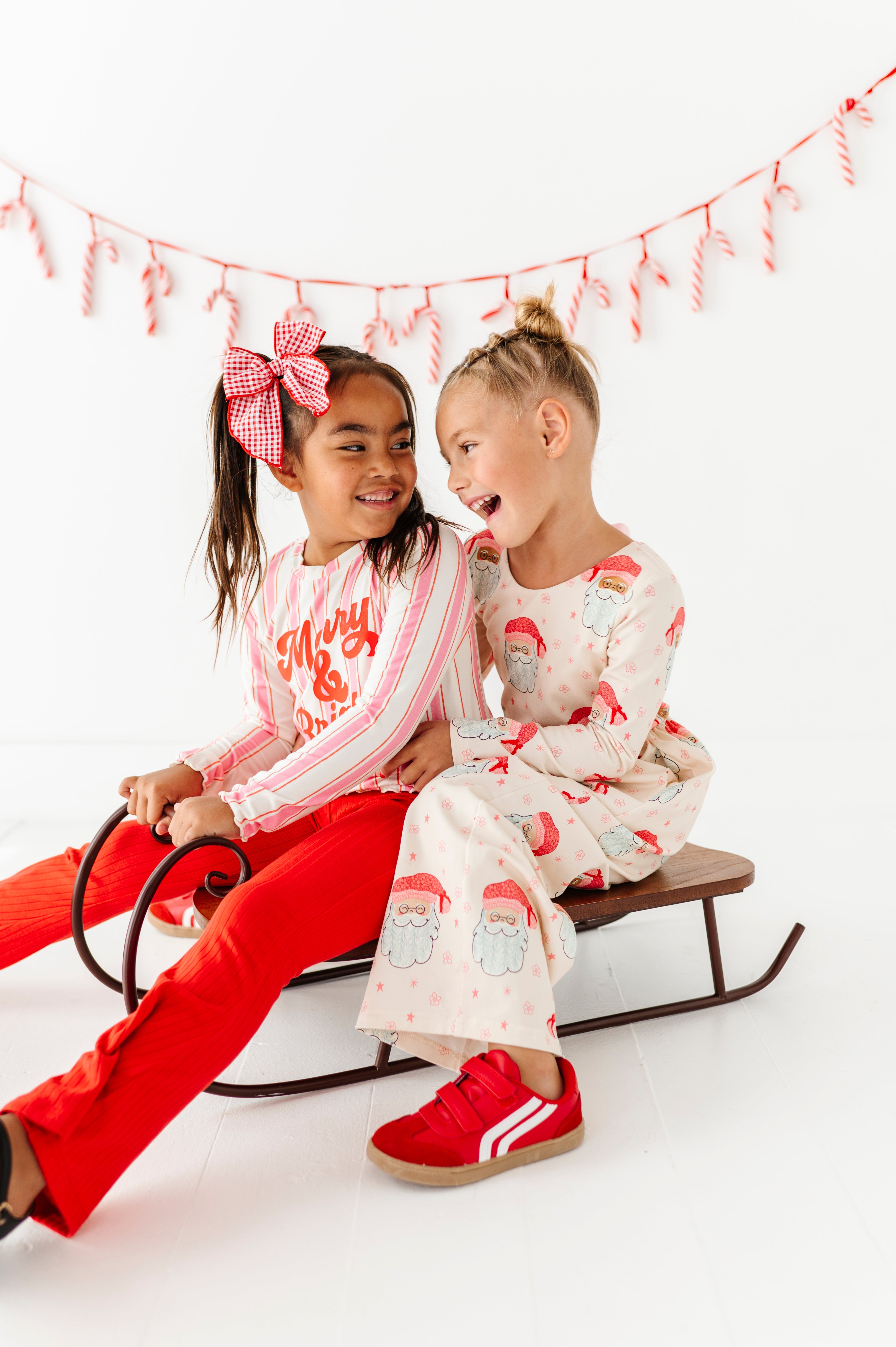 Pink Santas Romper | ROMPER