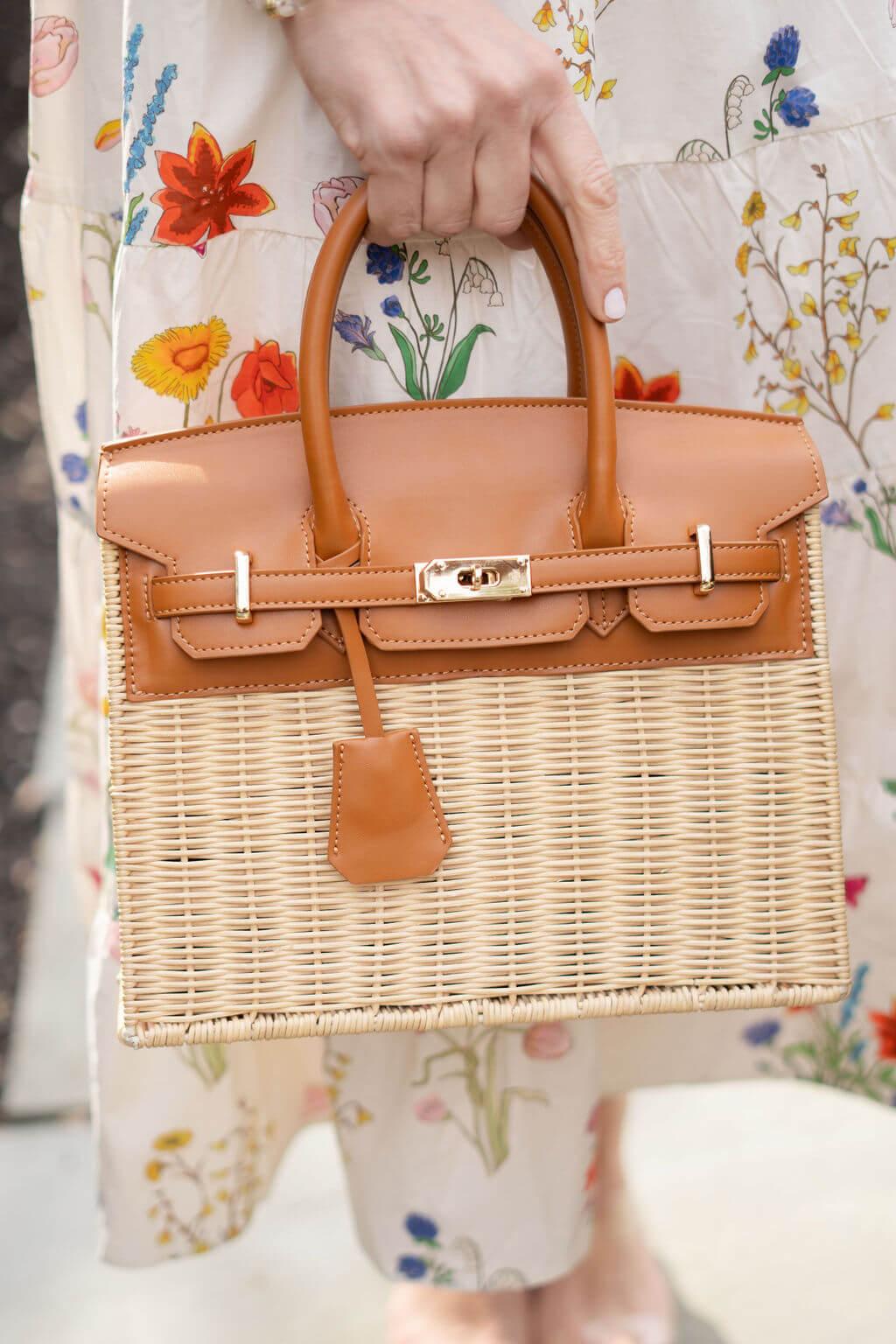 Margo Camel - Wicker Handbag - Camel - Bexa Boutique